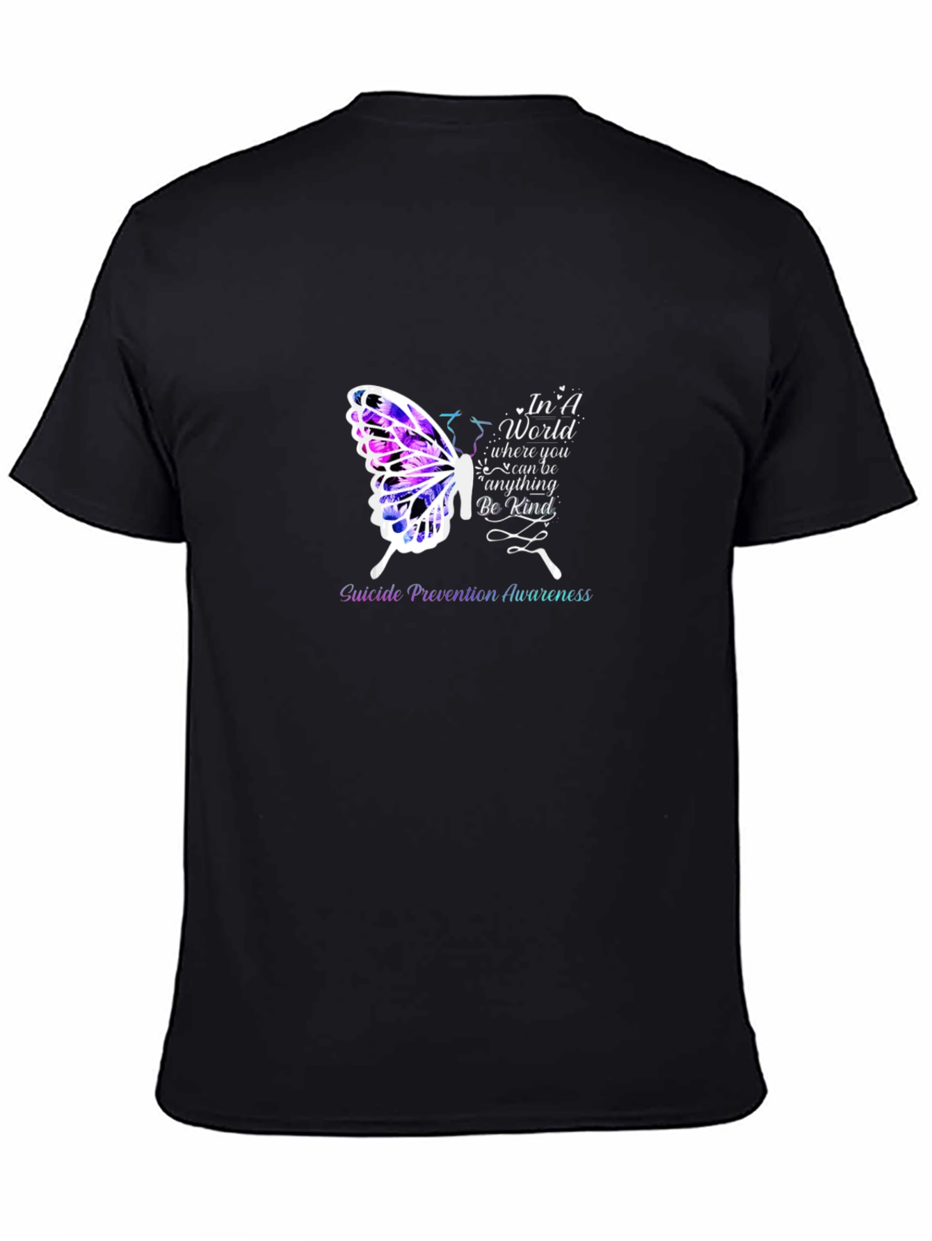 Suicide Prevention Butterfly Graphic Tee