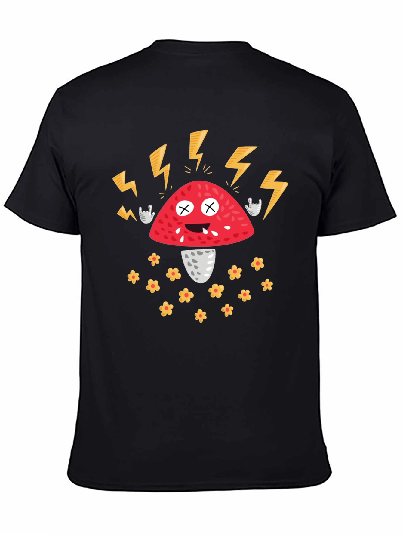 Rock On Mushroom Graphic Tee