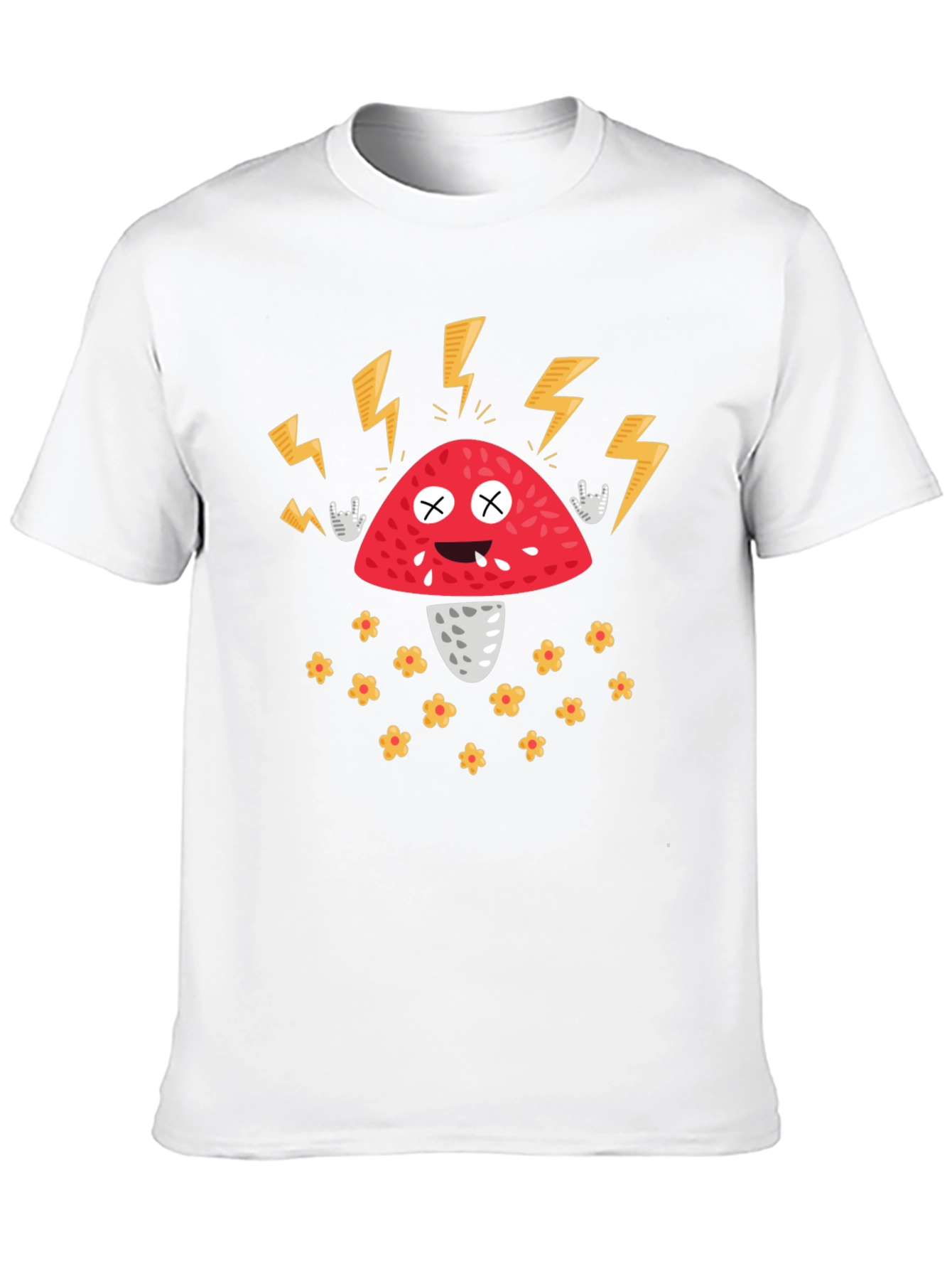 Rock On Mushroom Graphic Tee