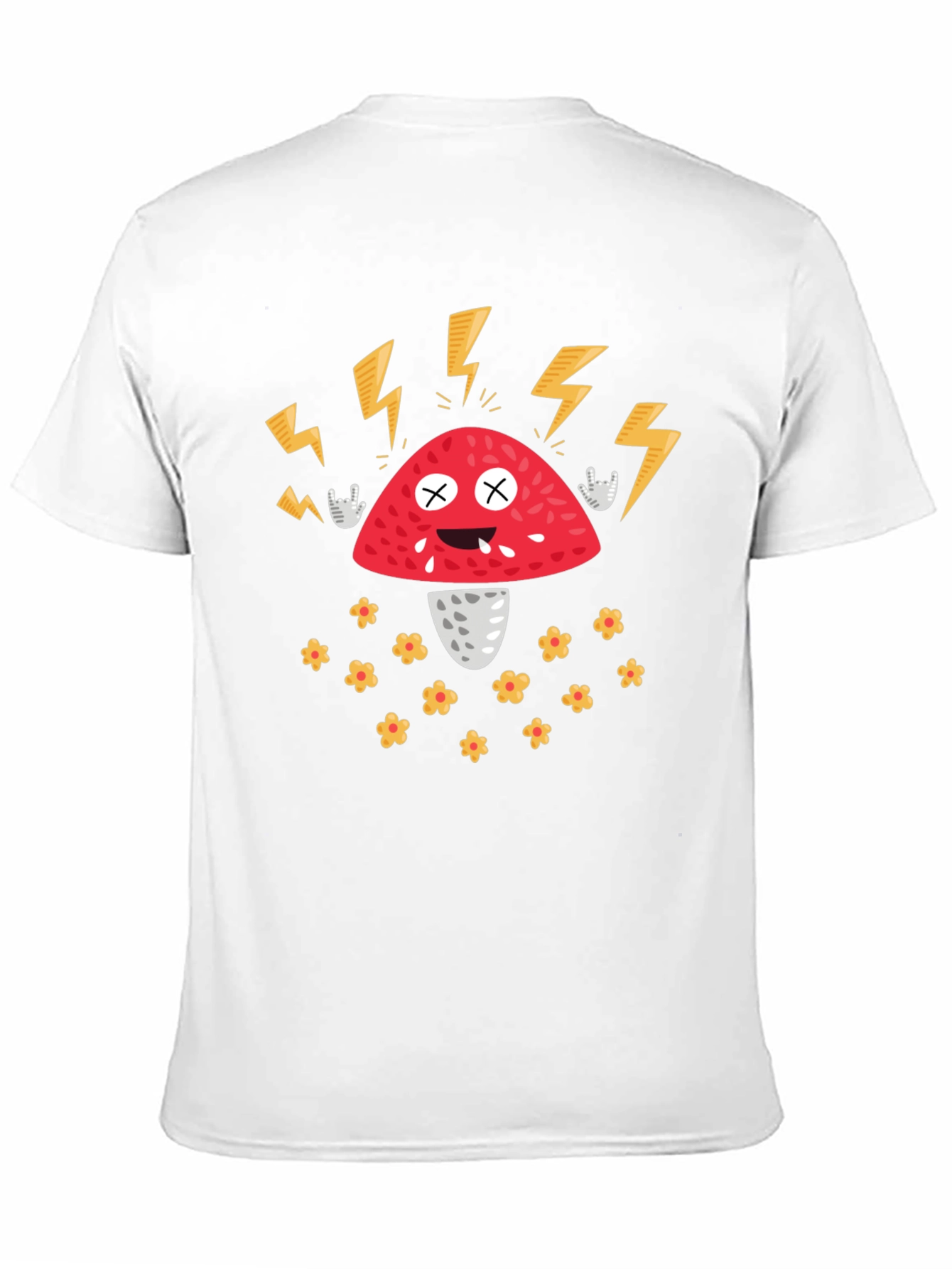 Rock On Mushroom Graphic Tee