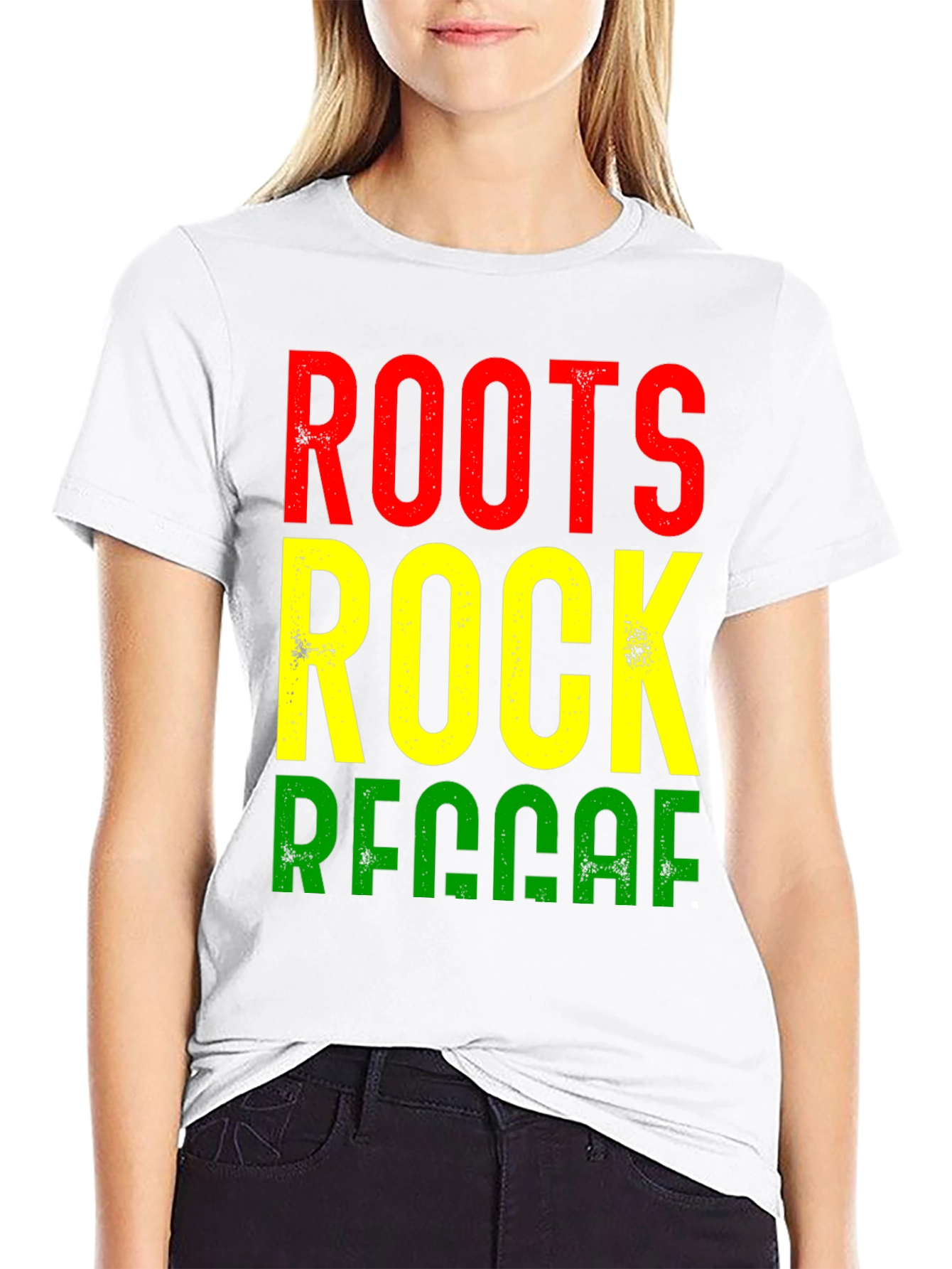 Roots Rock Reggae Black T-Shirt