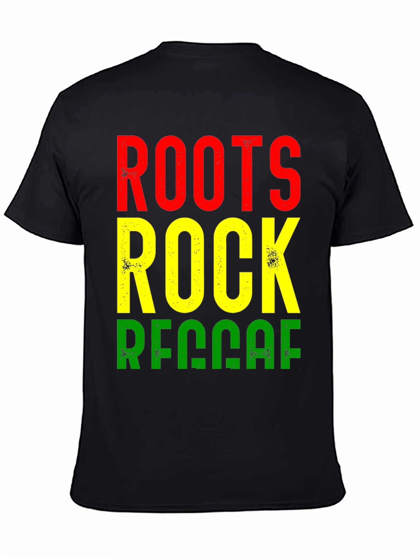 Roots Rock Reggae Black T-Shirt