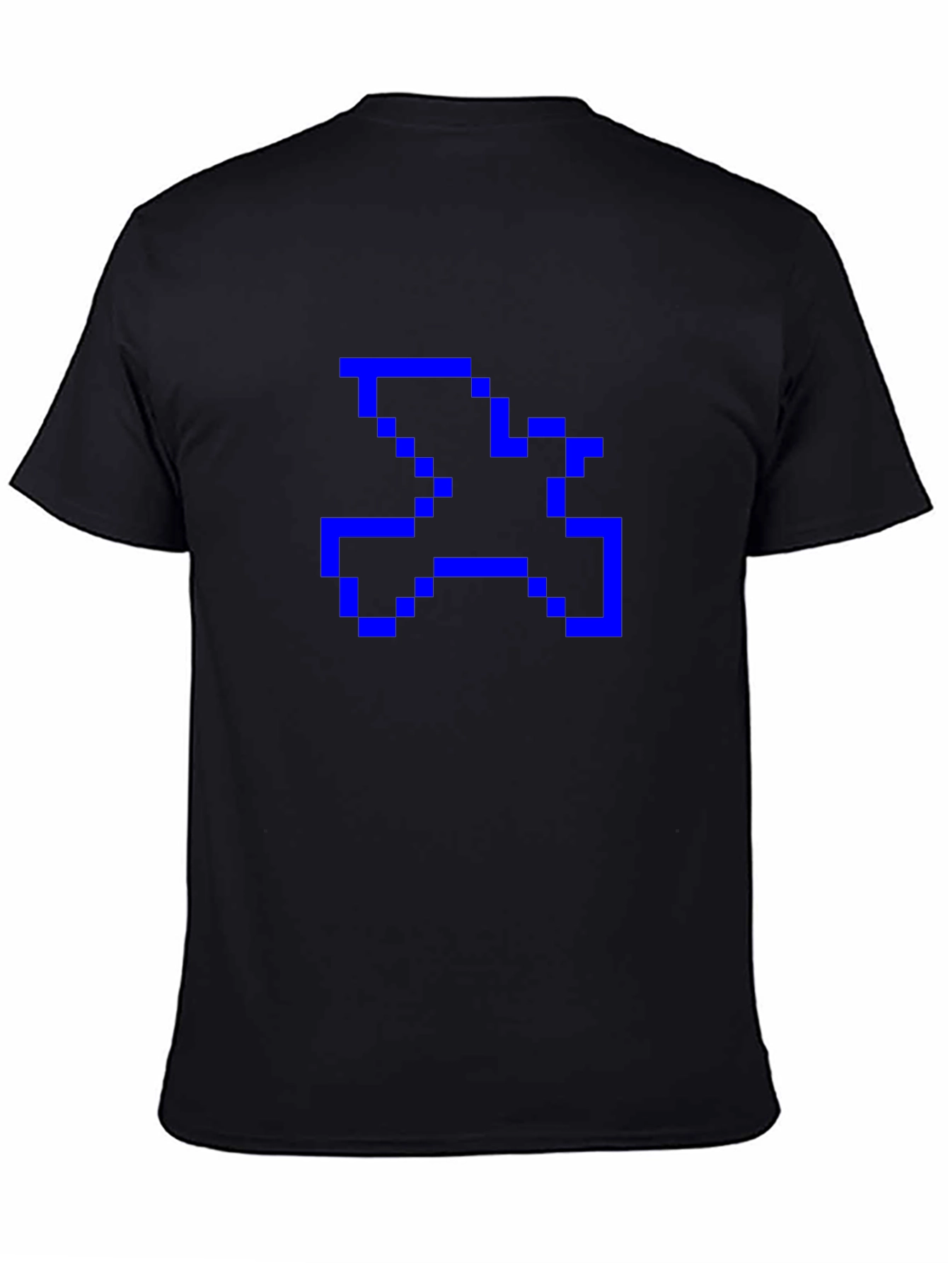 Pixel Art Dove Graphic Tee - Black T-Shirt