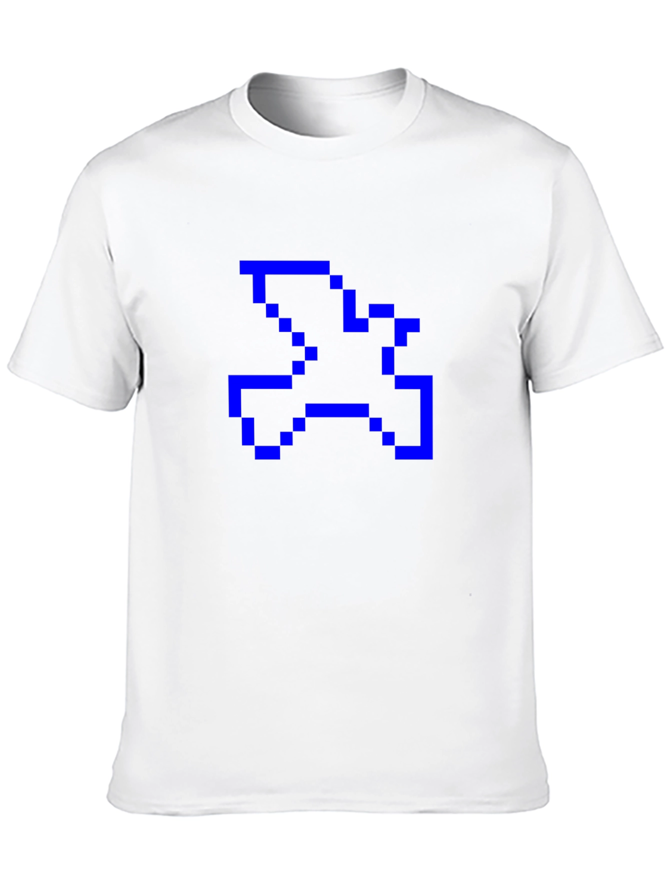 Pixel Art Dove Graphic Tee - Black T-Shirt