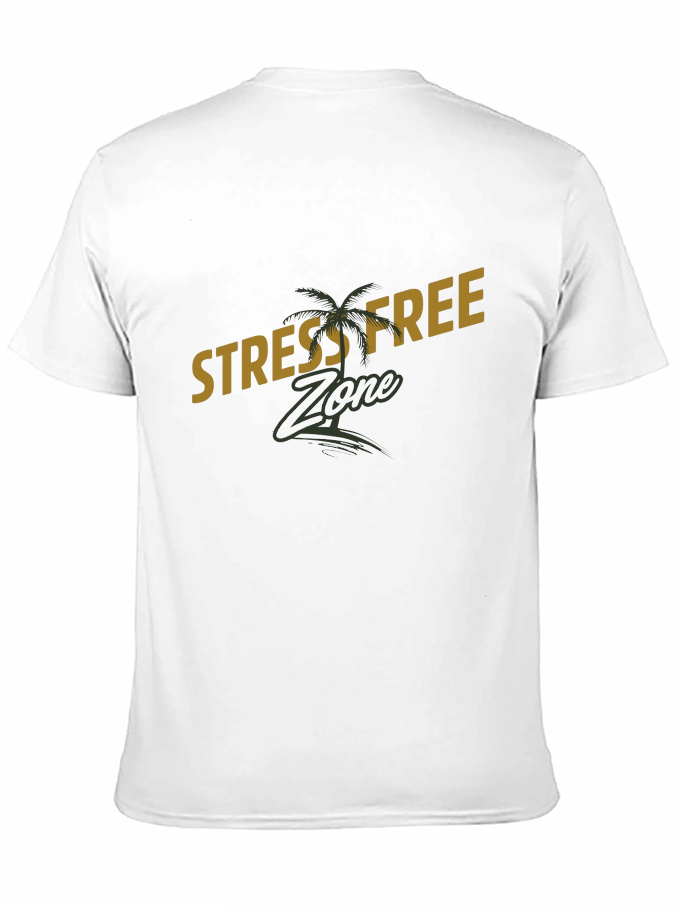 Stress-Free Zone Graphic Tee - Black
