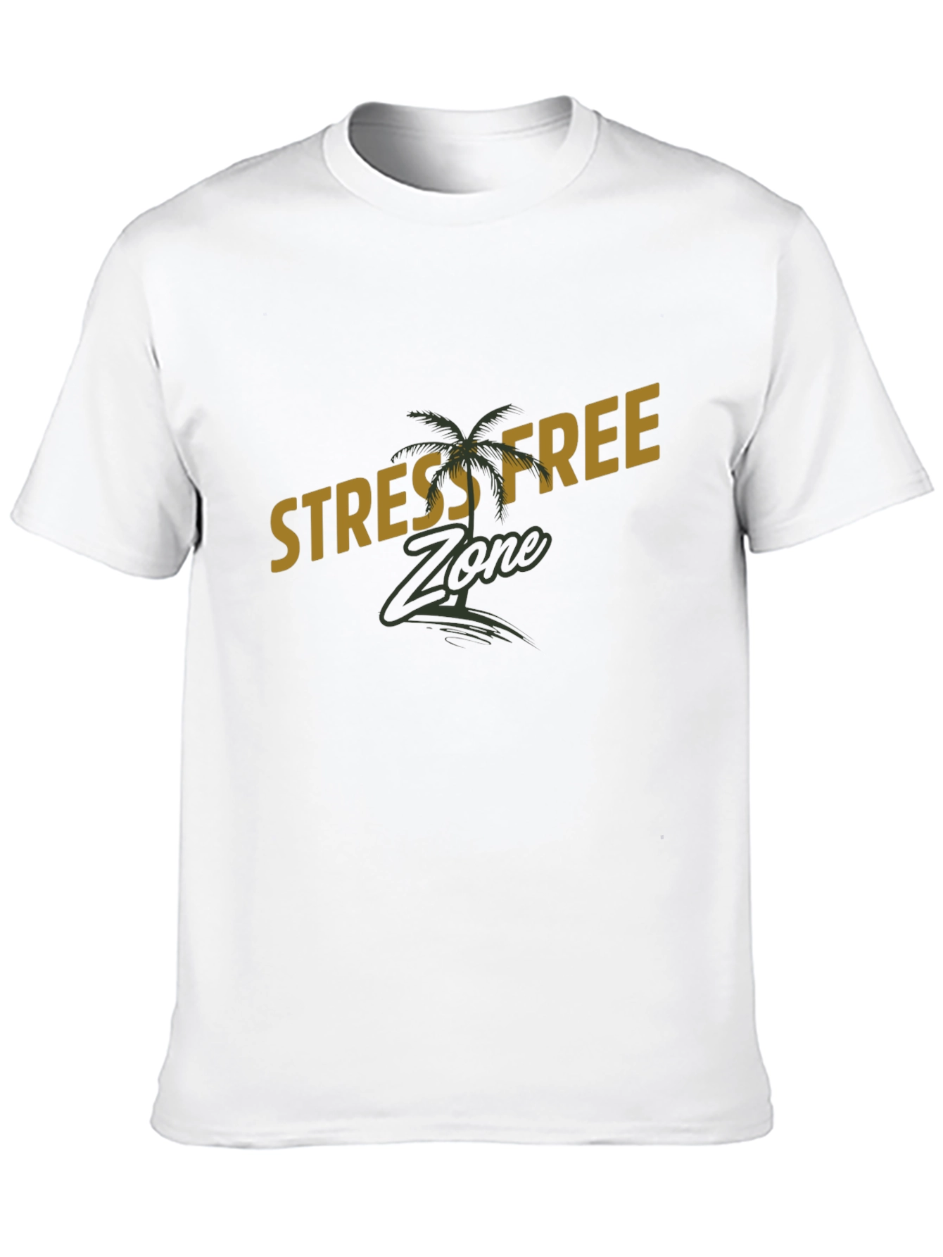 Stress-Free Zone Graphic Tee - Black