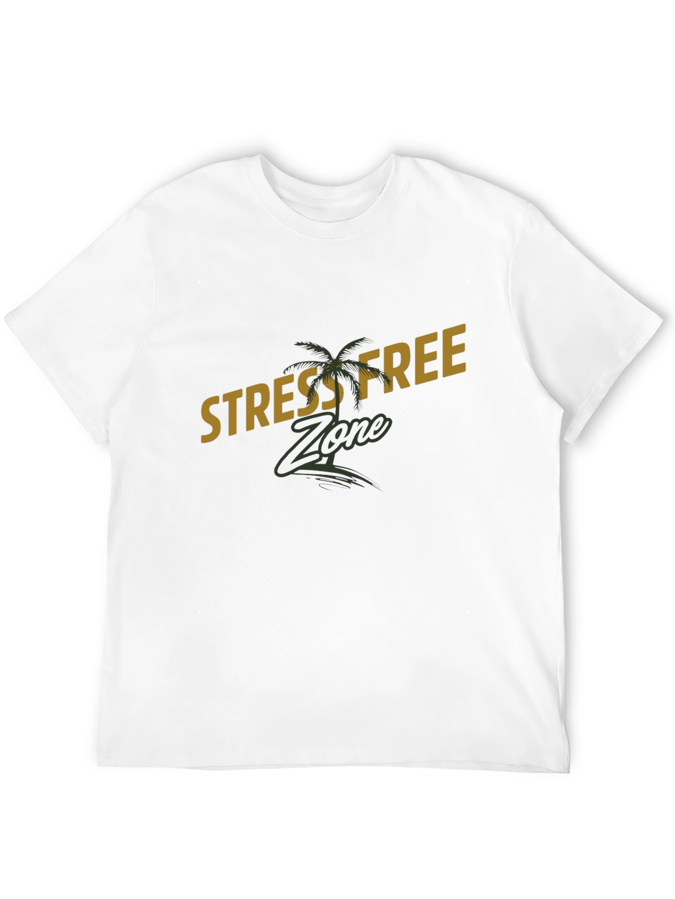Stress-Free Zone Graphic Tee - Black