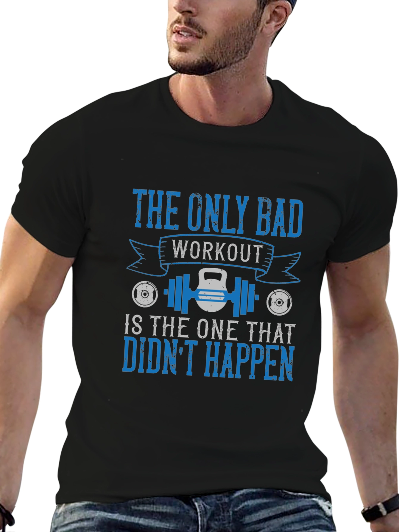 Workout Motivation Graphic Tee for Fitness Lovers