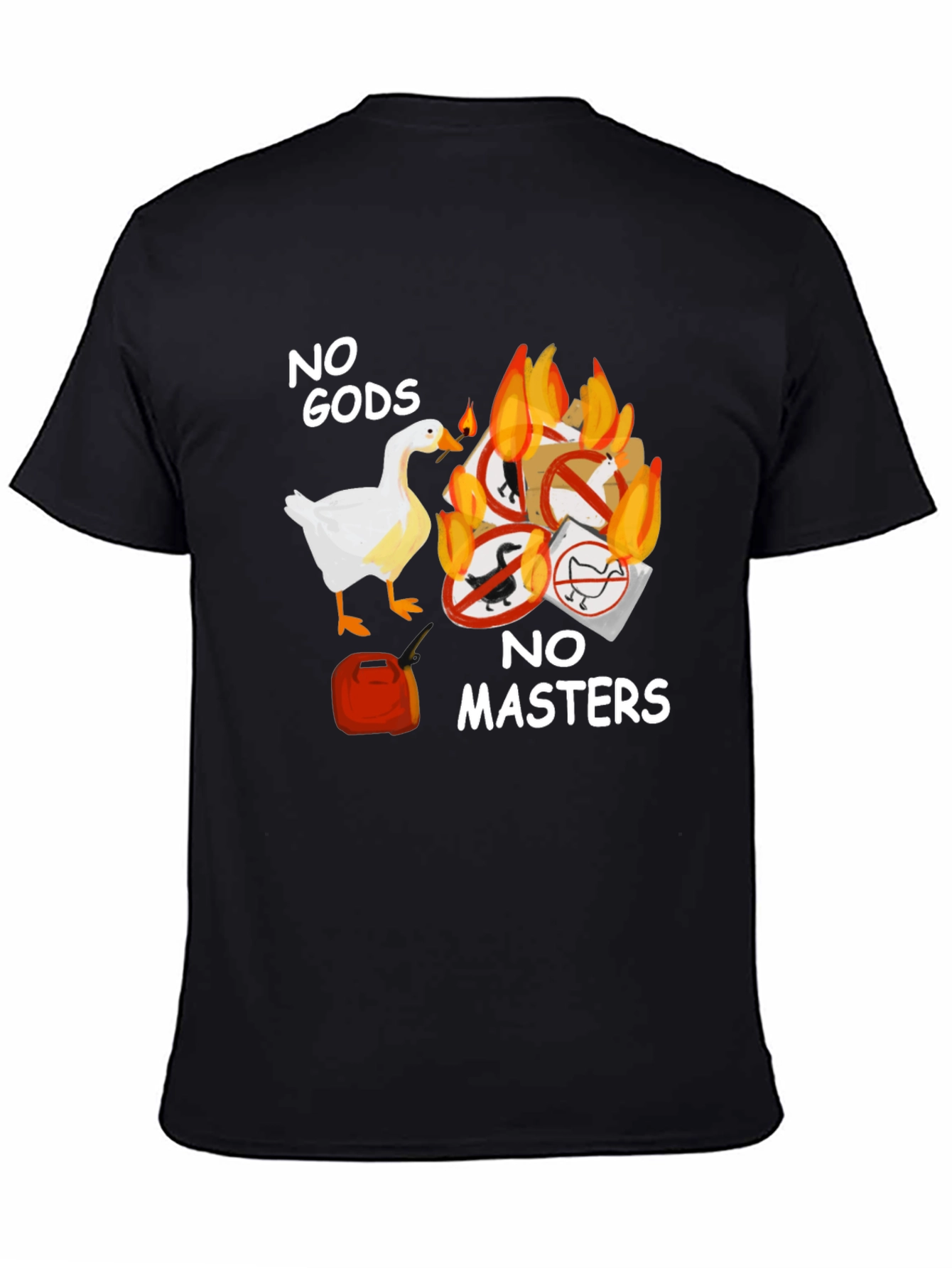 No Gods No Masters Goose T-Shirt