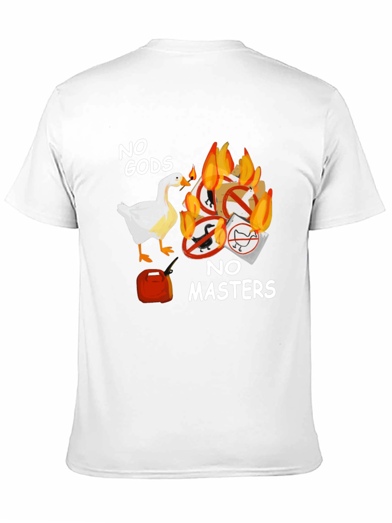 No Gods No Masters Goose T-Shirt
