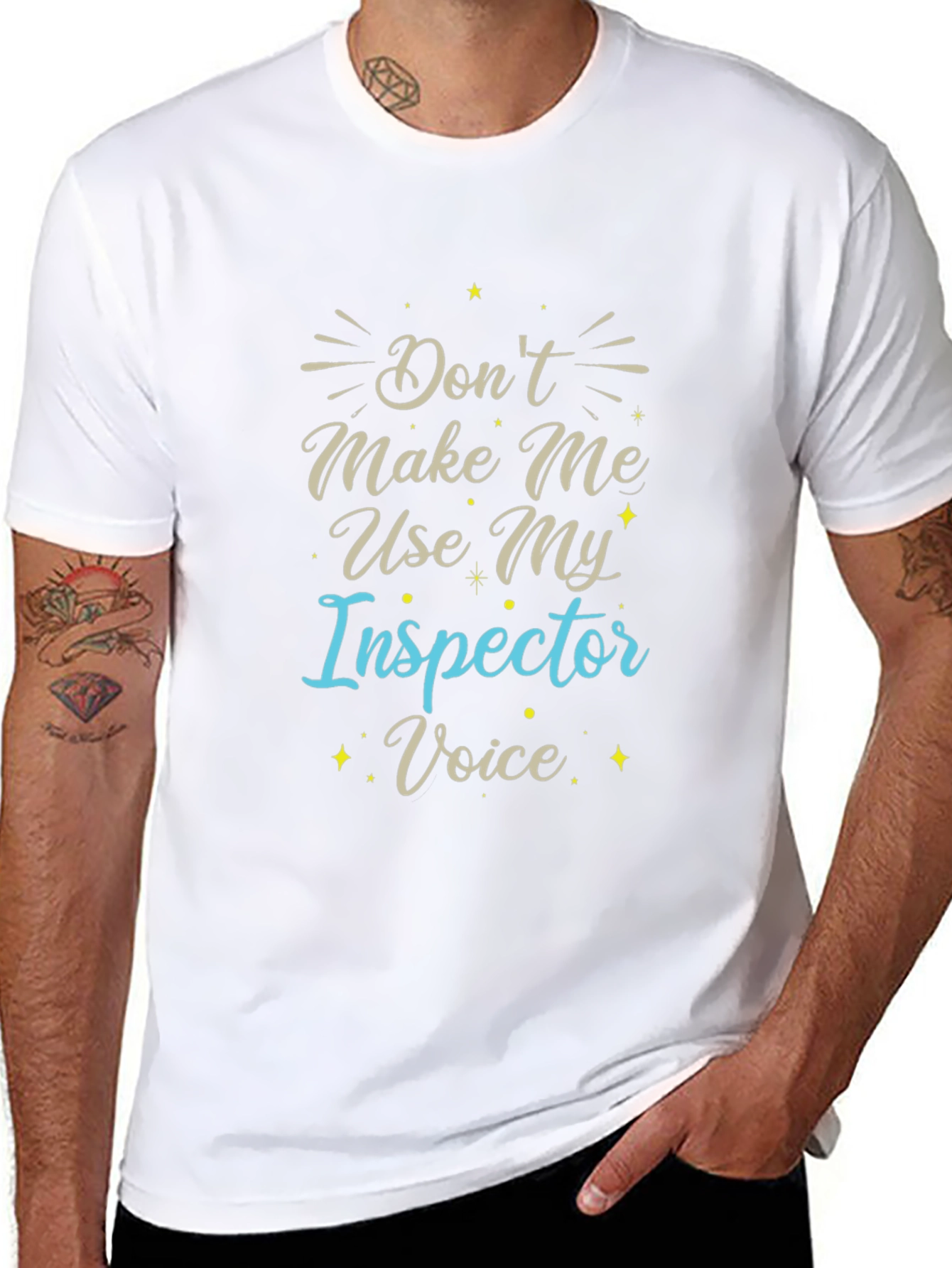 Inspector Voice T-Shirt - Funny Job Tee