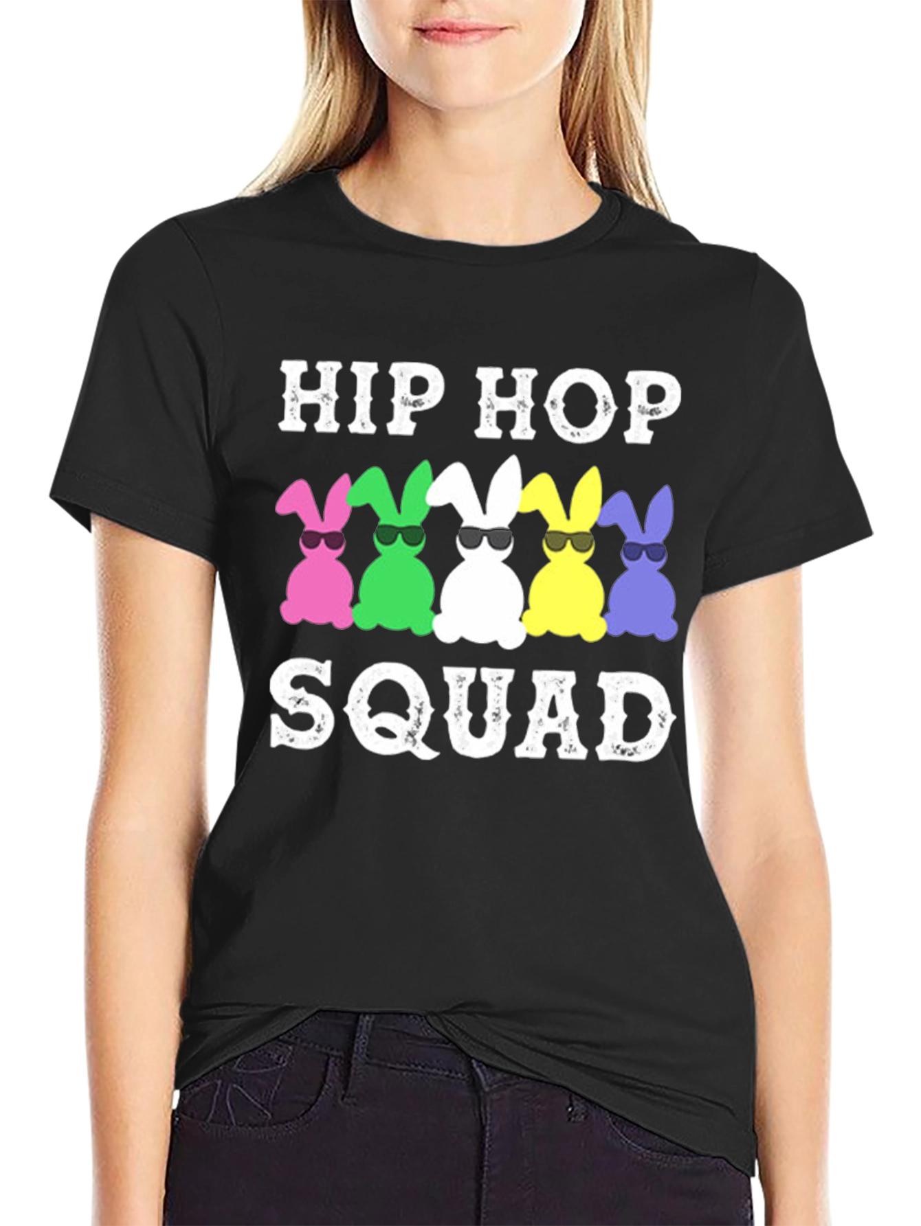 Hip Hop Easter Bunny Squad T-Shirt