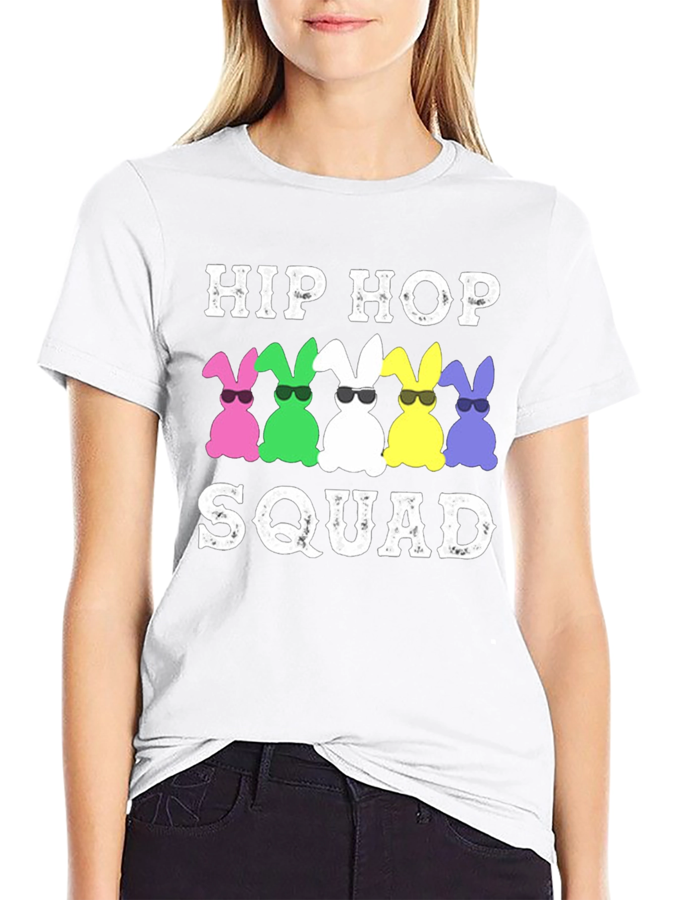 Hip Hop Easter Bunny Squad T-Shirt