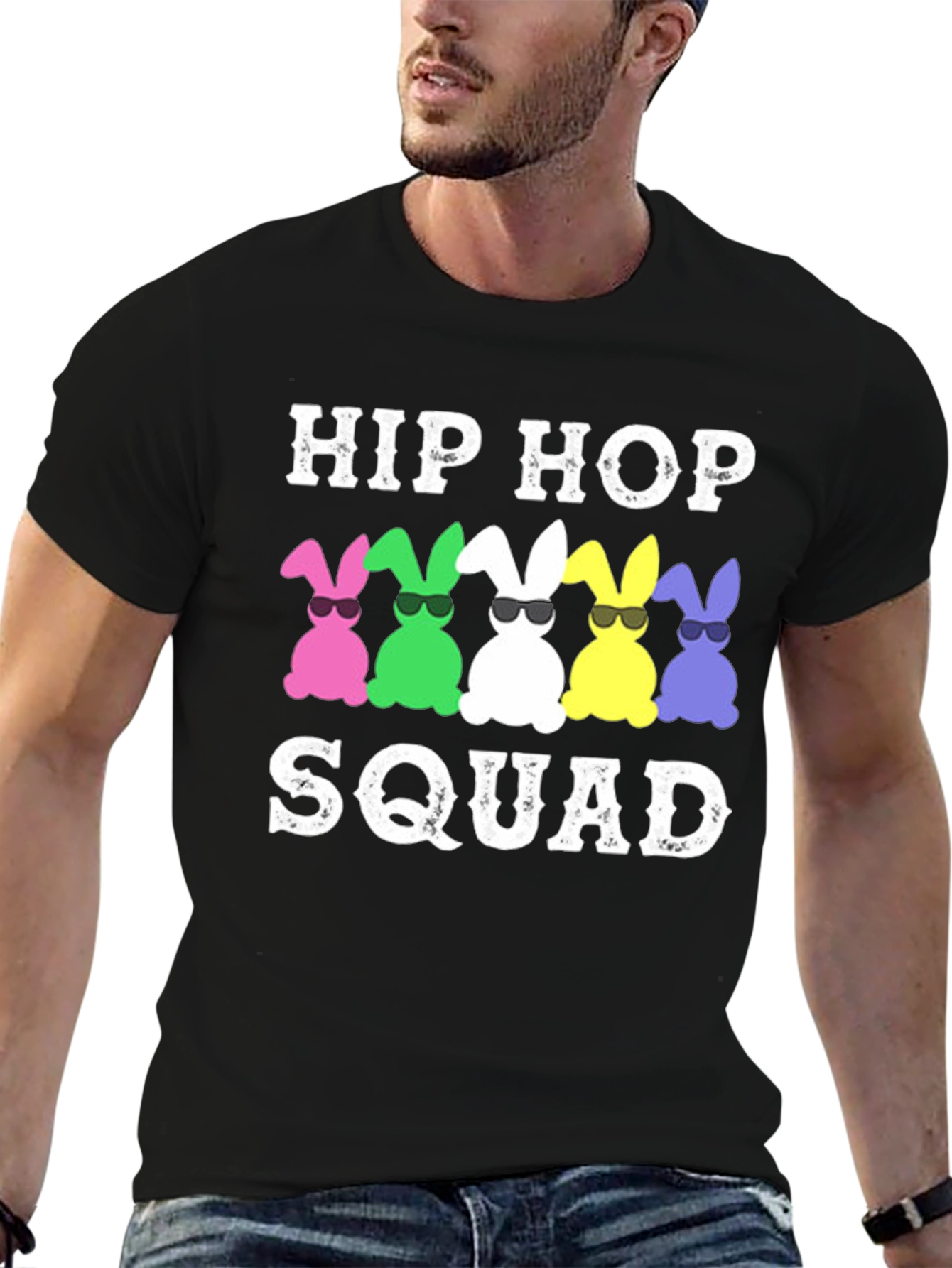Hip Hop Easter Bunny Squad T-Shirt