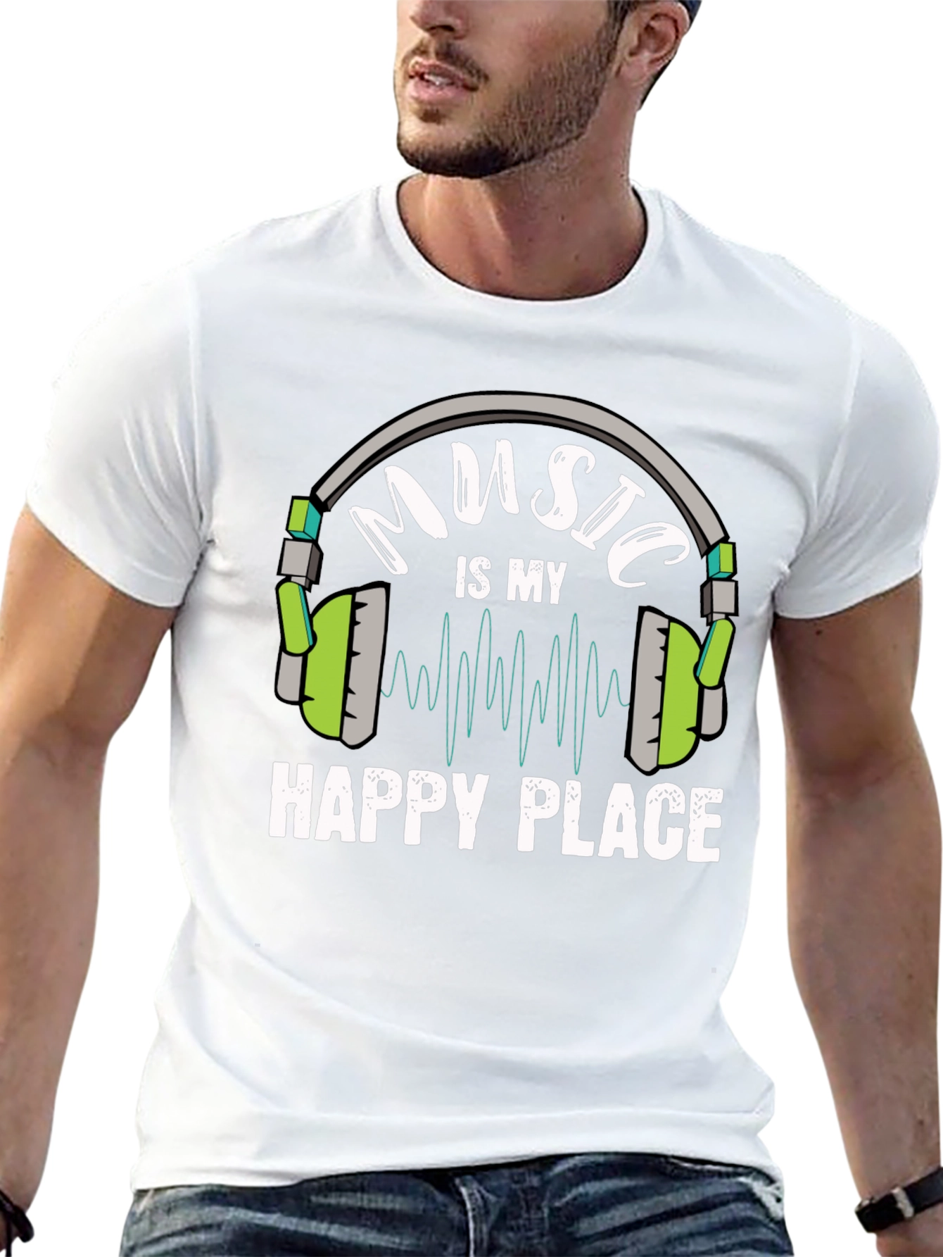 Music is My Happy Place T-Shirt