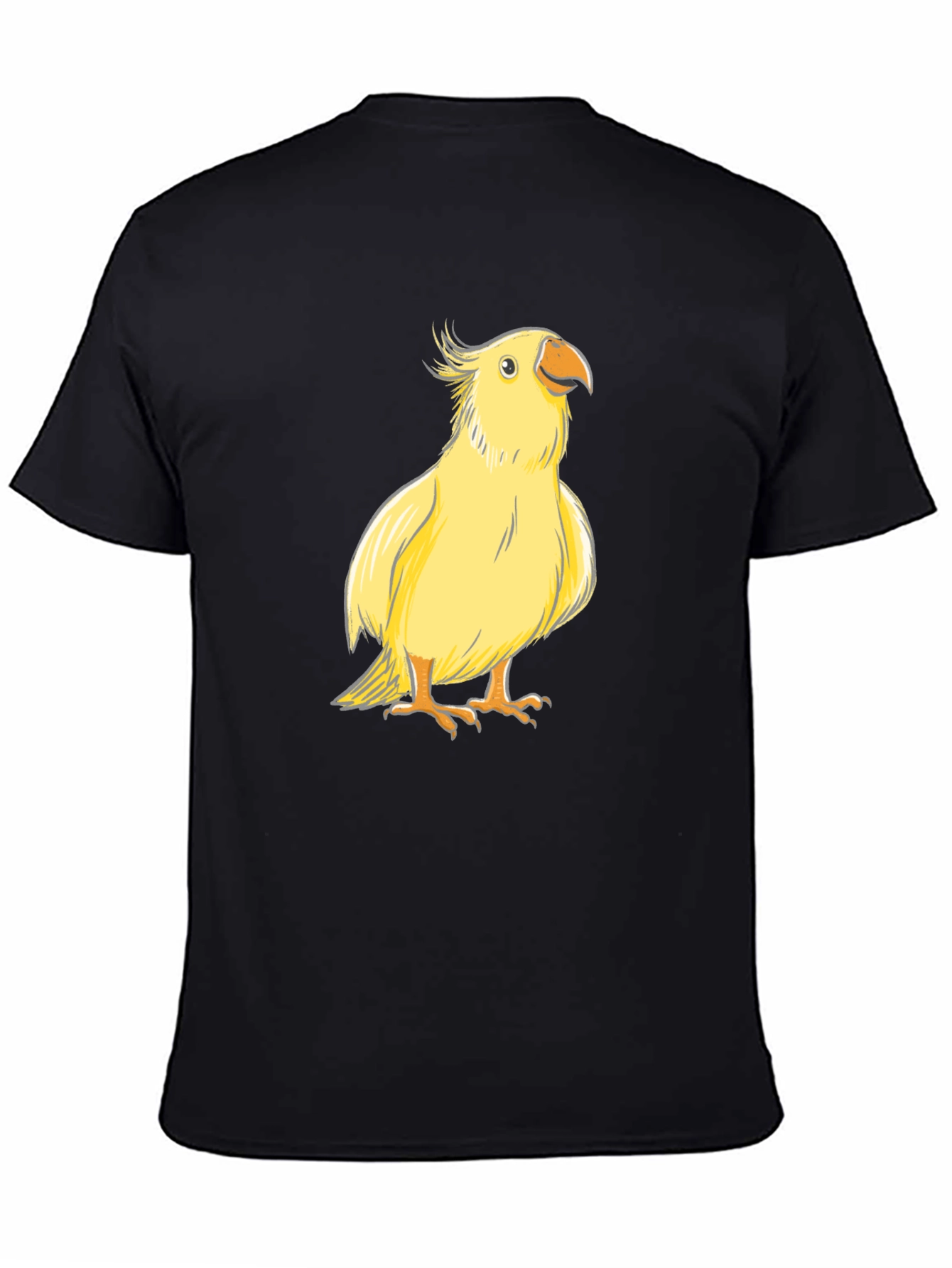 Yellow Bird Graphic Tee - Cute Parrot T-Shirt