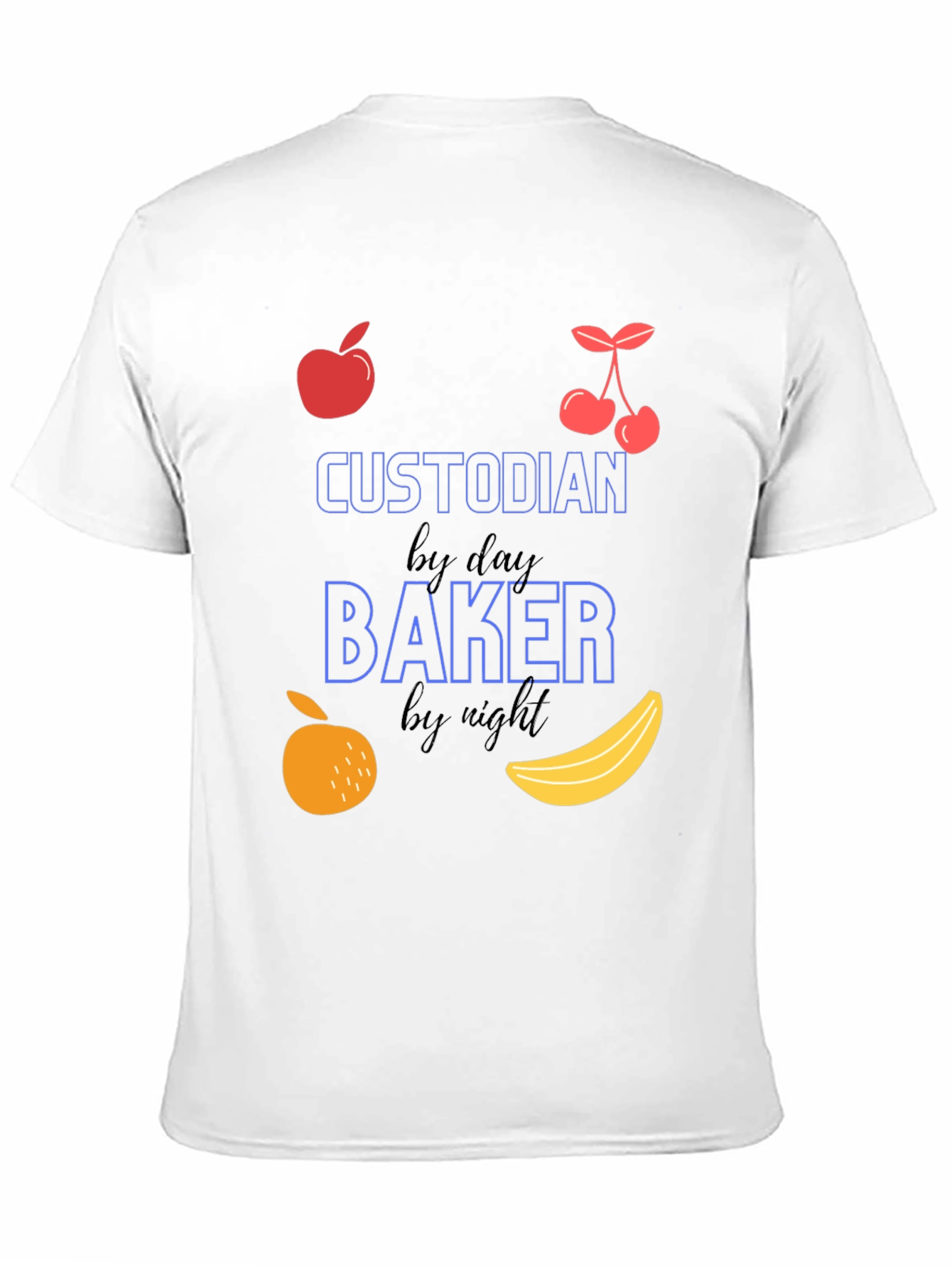 Custodian by Day Baker by Night Graphic T-Shirt