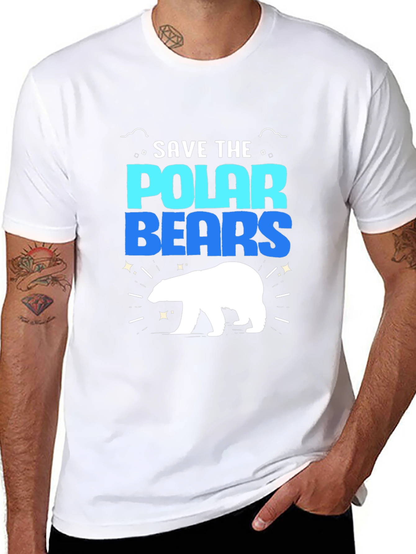 Save the Polar Bears Graphic Tee