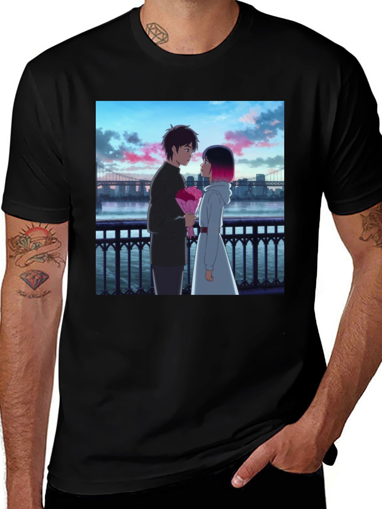 Anime Romance T-Shirt: Goodbye Don Glees! Design