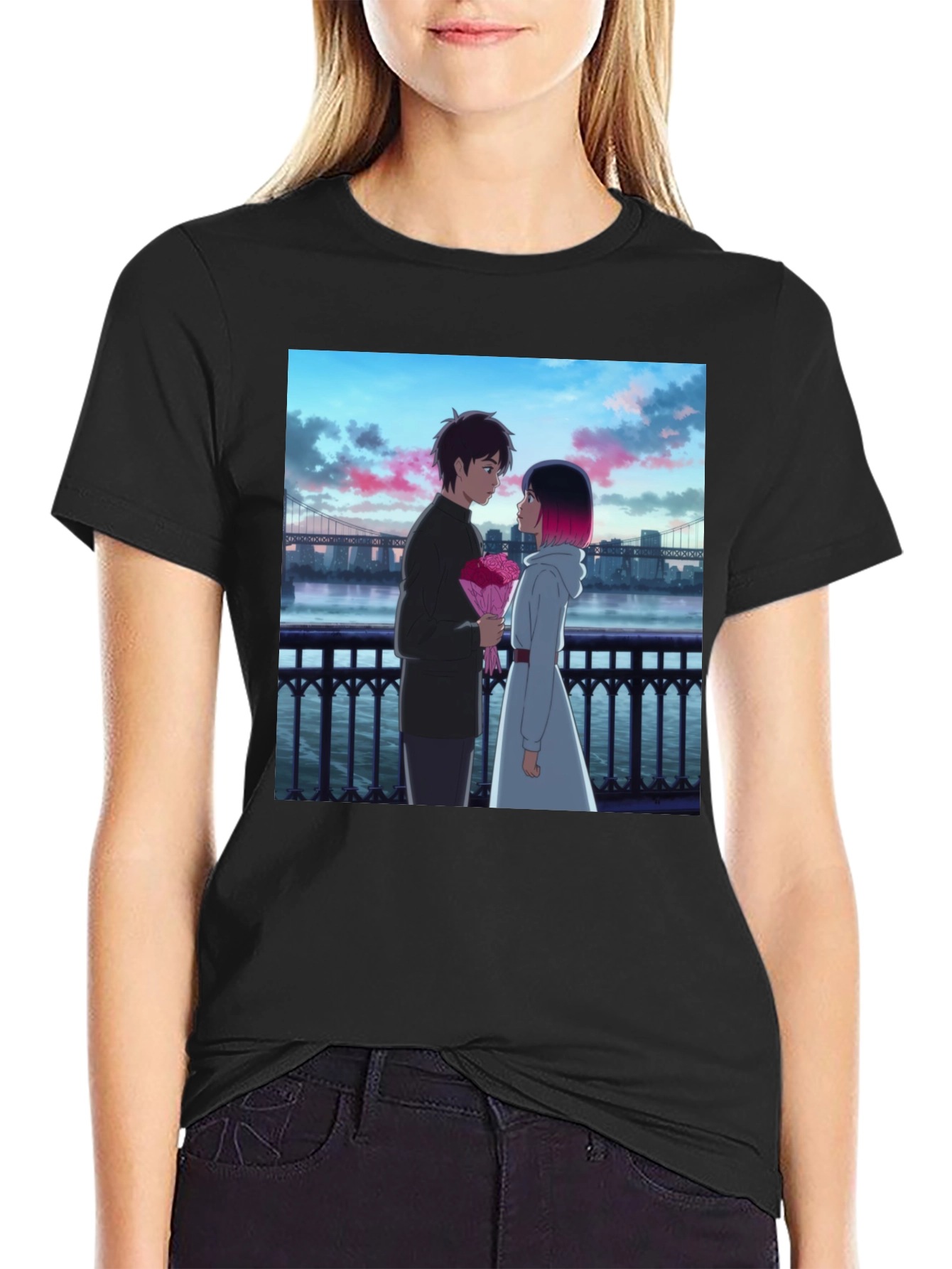Anime Romance T-Shirt: Goodbye Don Glees! Design