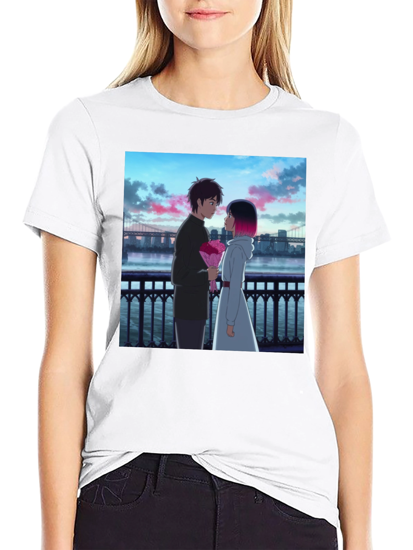 Anime Romance T-Shirt: Goodbye Don Glees! Design