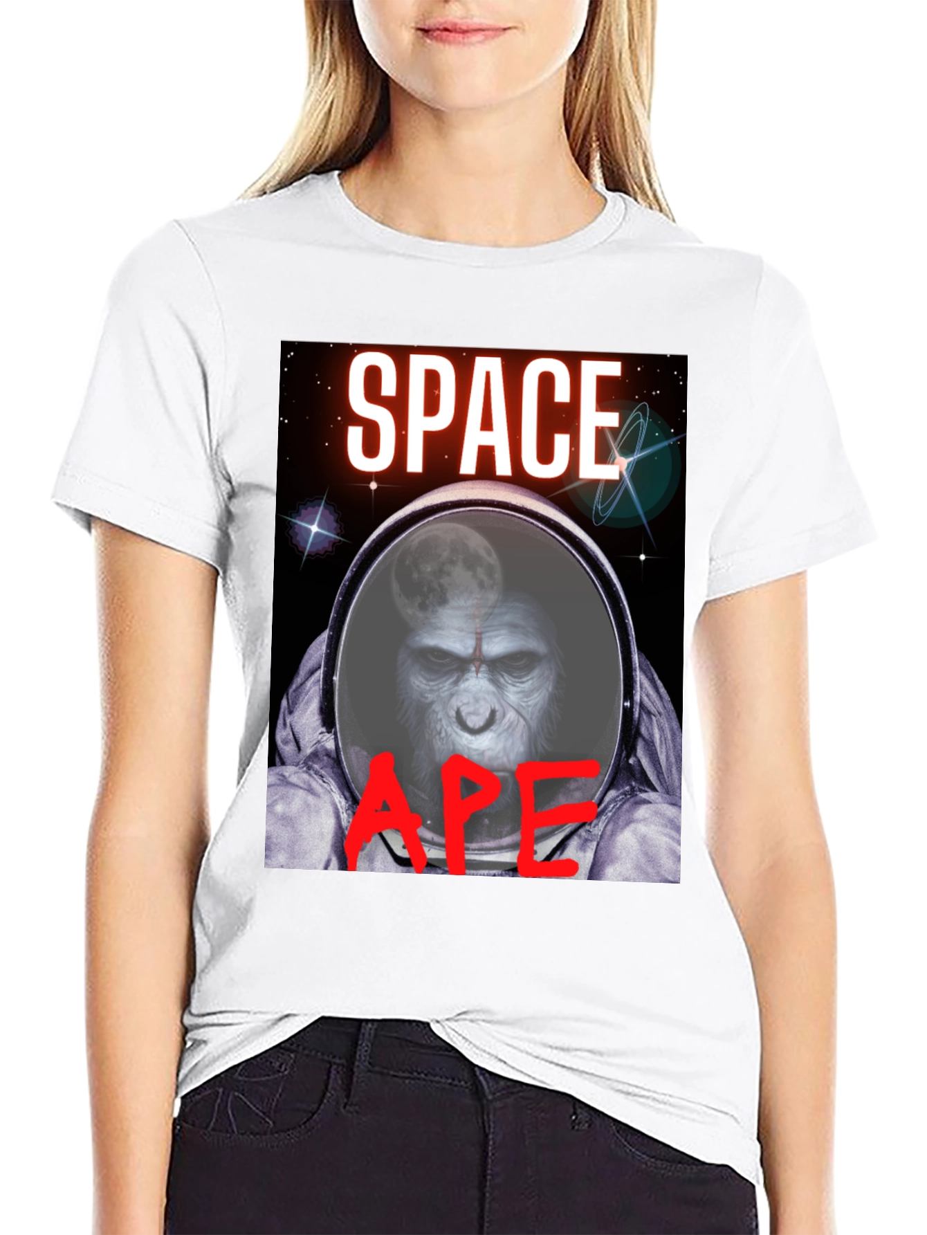 Space Ape T-Shirt - Unique Graphic Tee