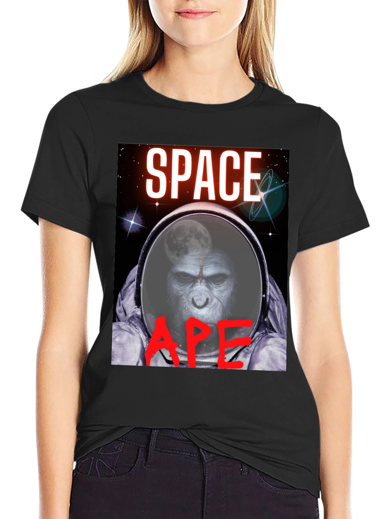 Space Ape T-Shirt - Unique Graphic Tee