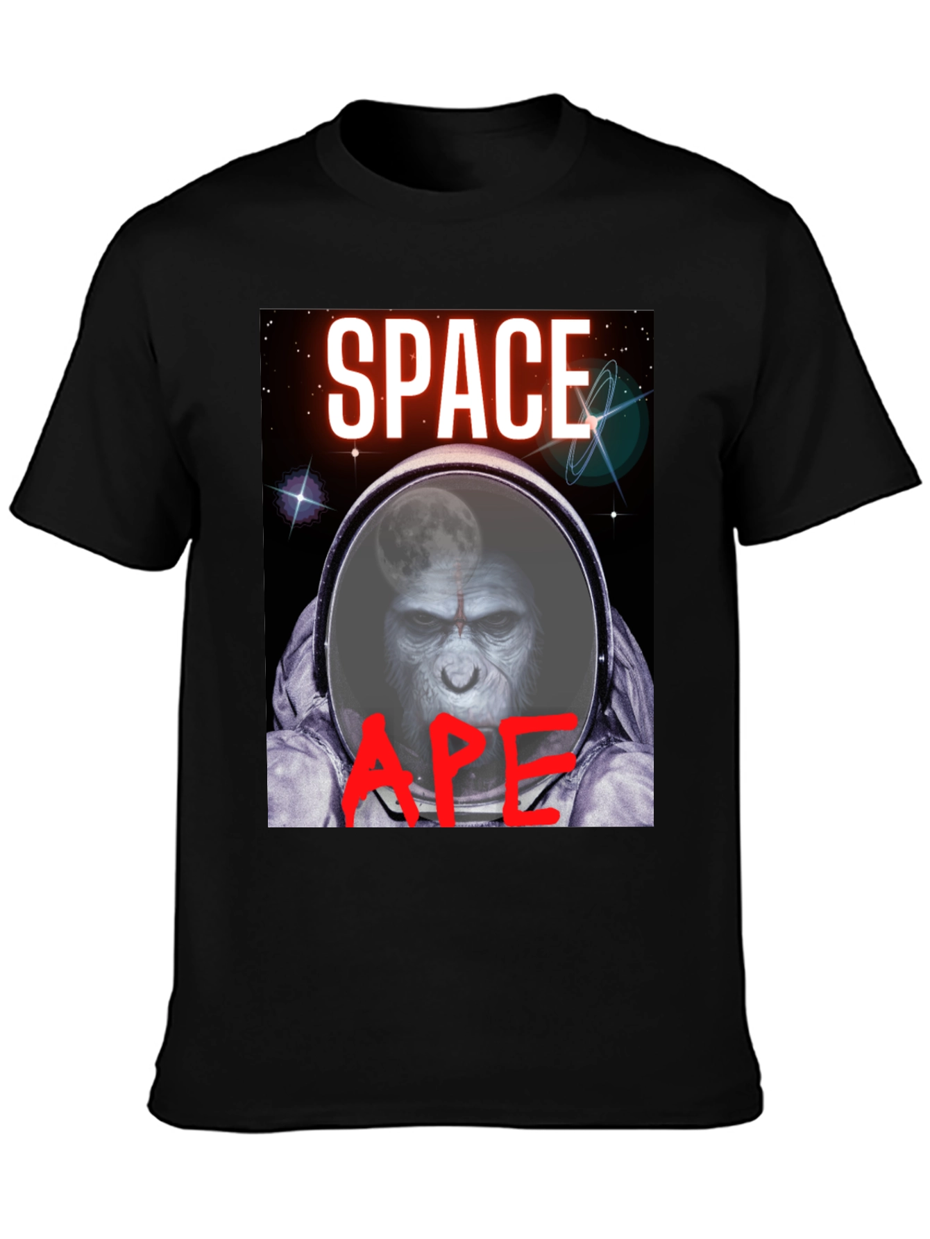 Space Ape T-Shirt - Unique Graphic Tee