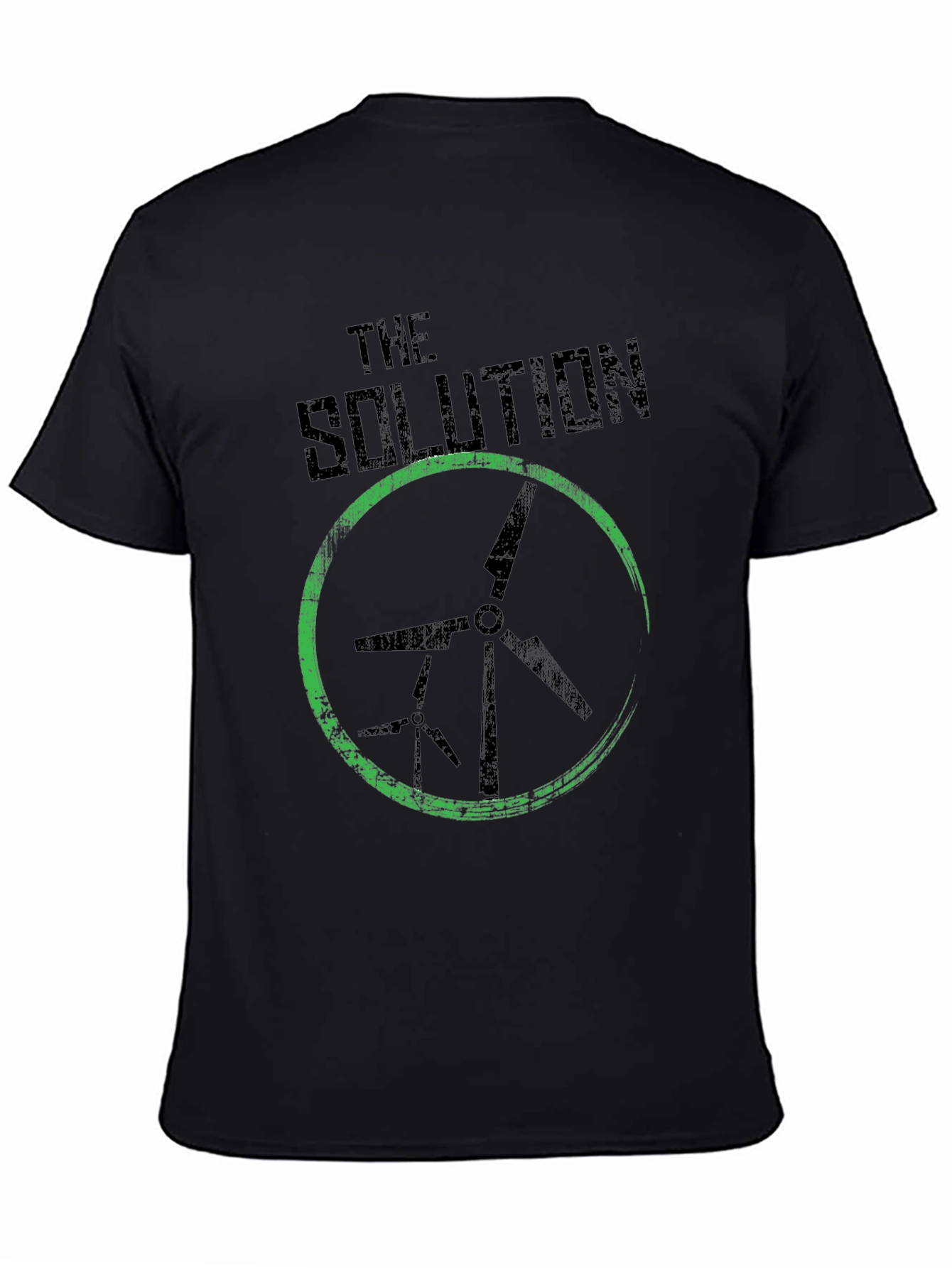 The Solution Wind Turbine Graphic T-Shirt