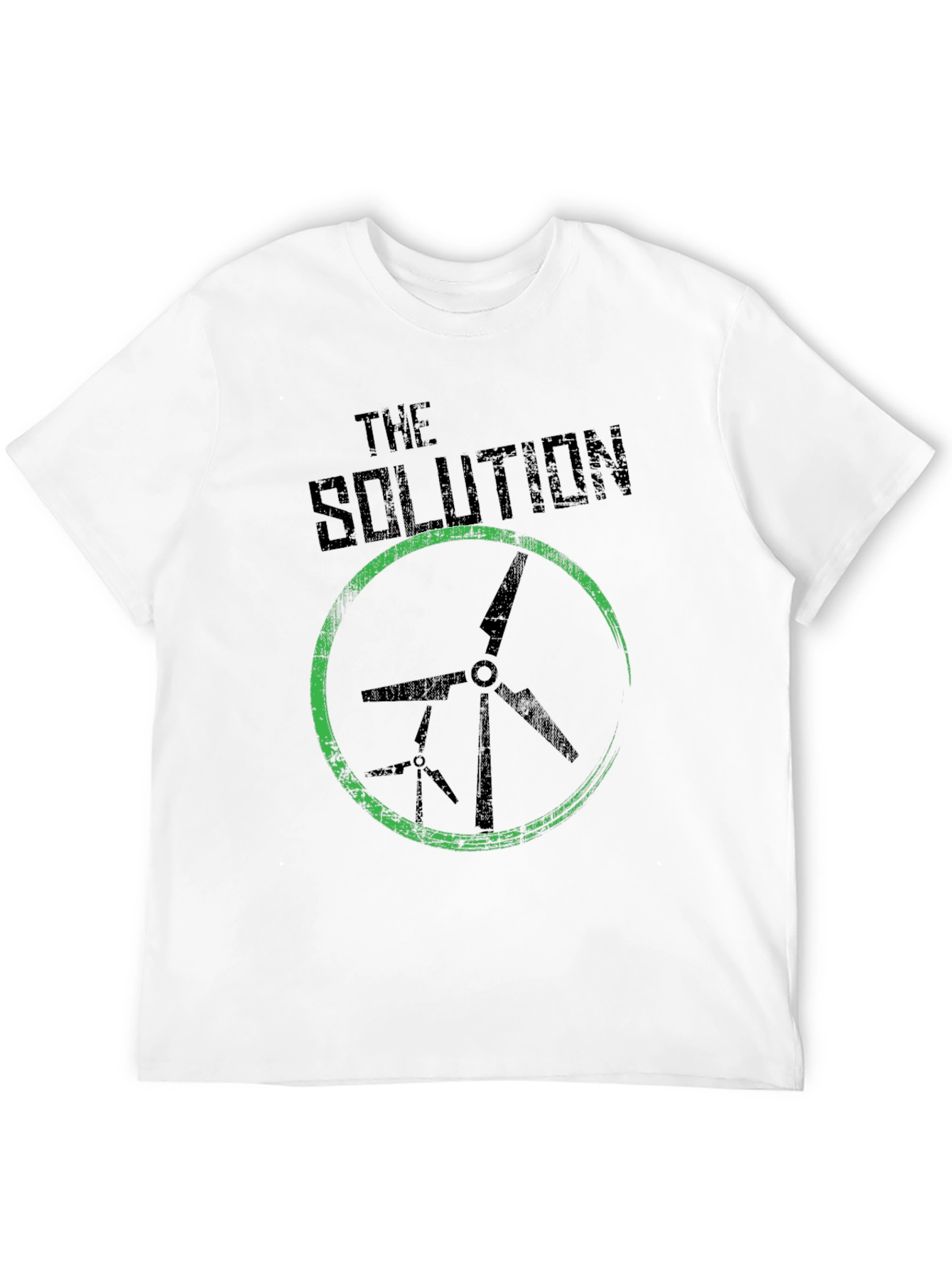 The Solution Wind Turbine Graphic T-Shirt