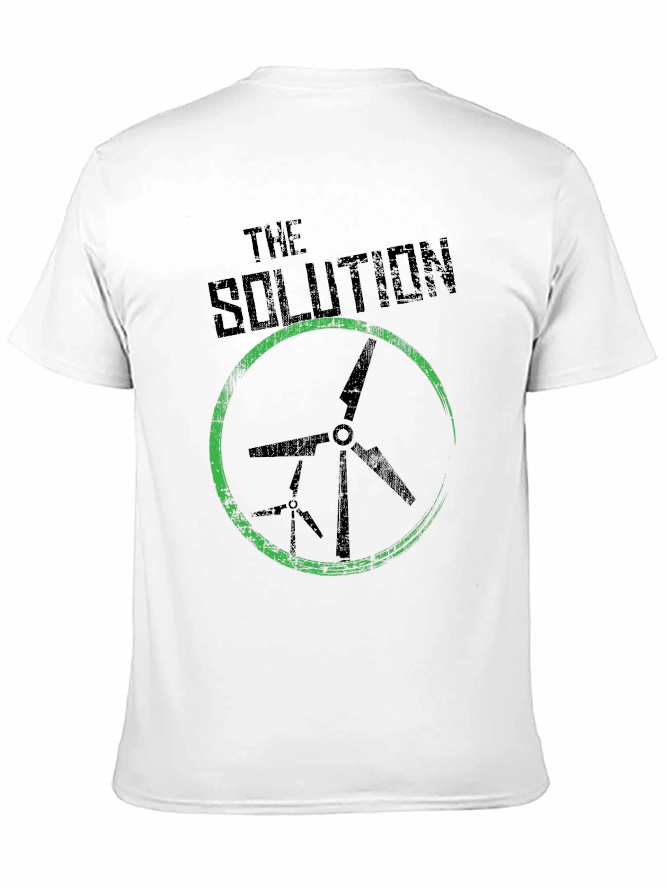 The Solution Wind Turbine Graphic T-Shirt