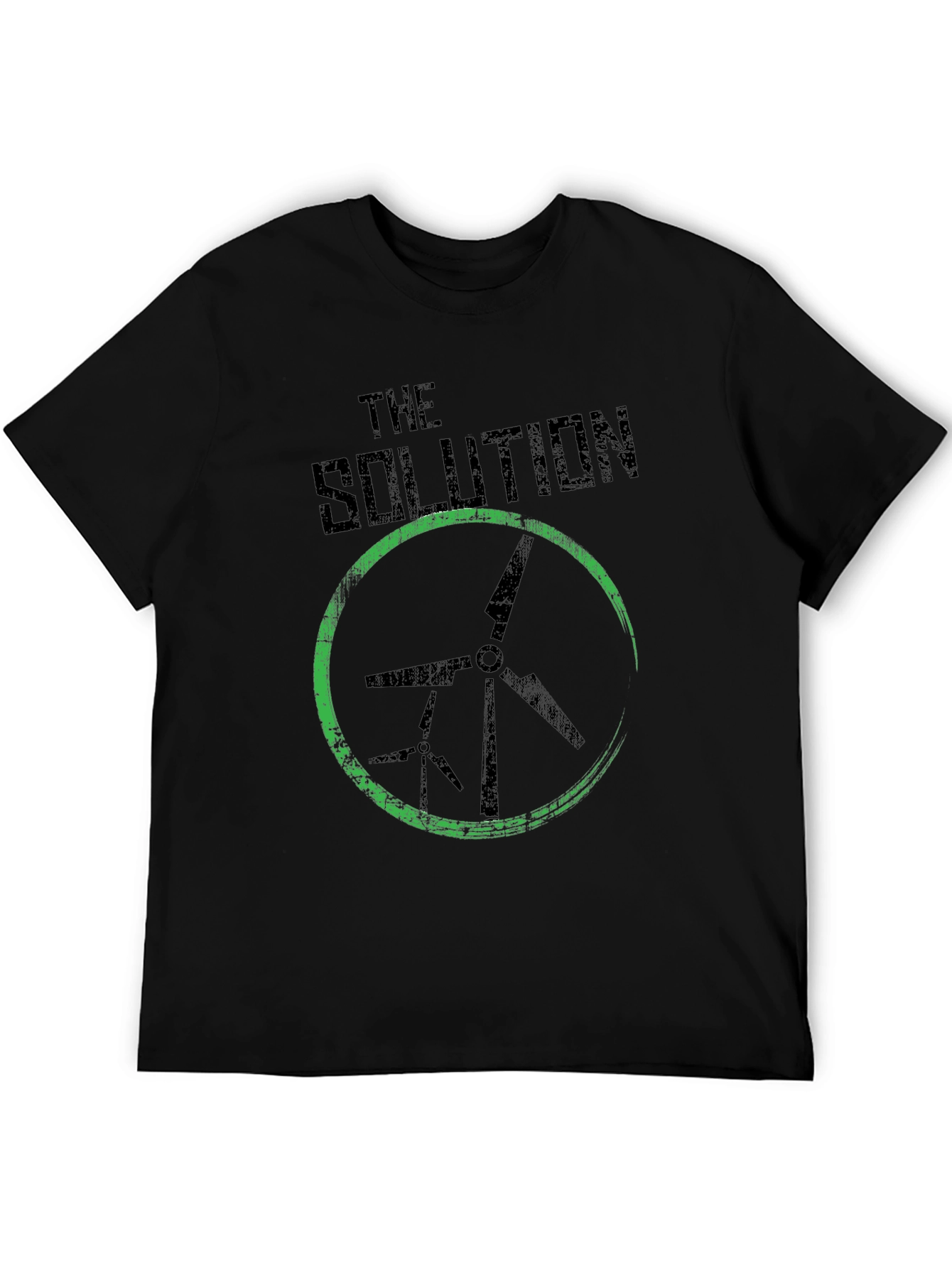 The Solution Wind Turbine Graphic T-Shirt