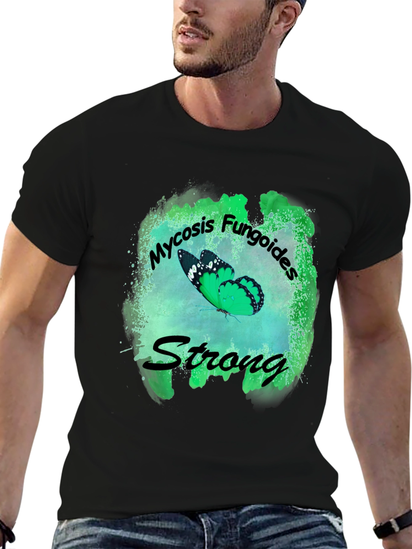 Mycosis Fungoides Strong Butterfly T-Shirt