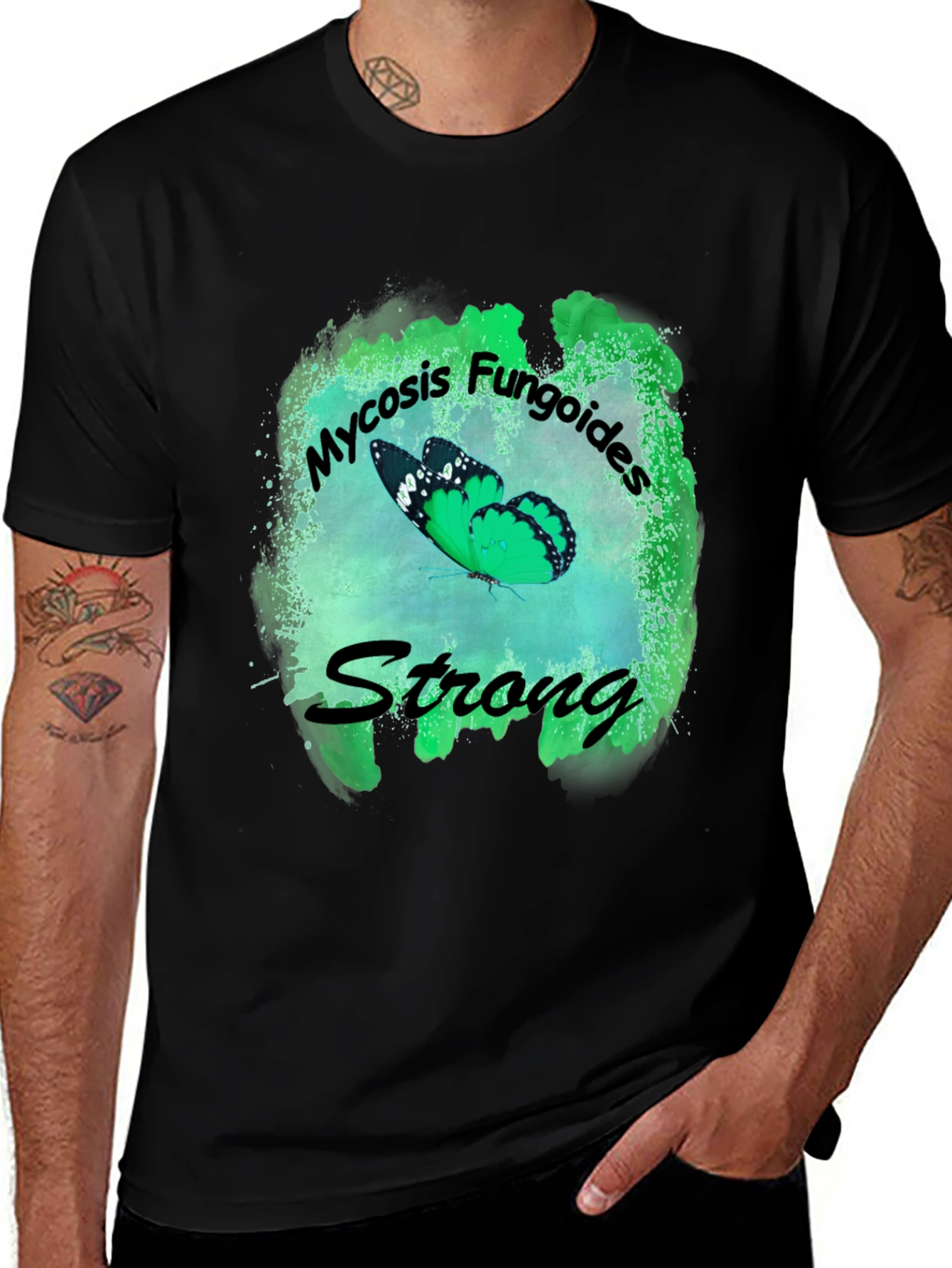 Mycosis Fungoides Strong Butterfly T-Shirt