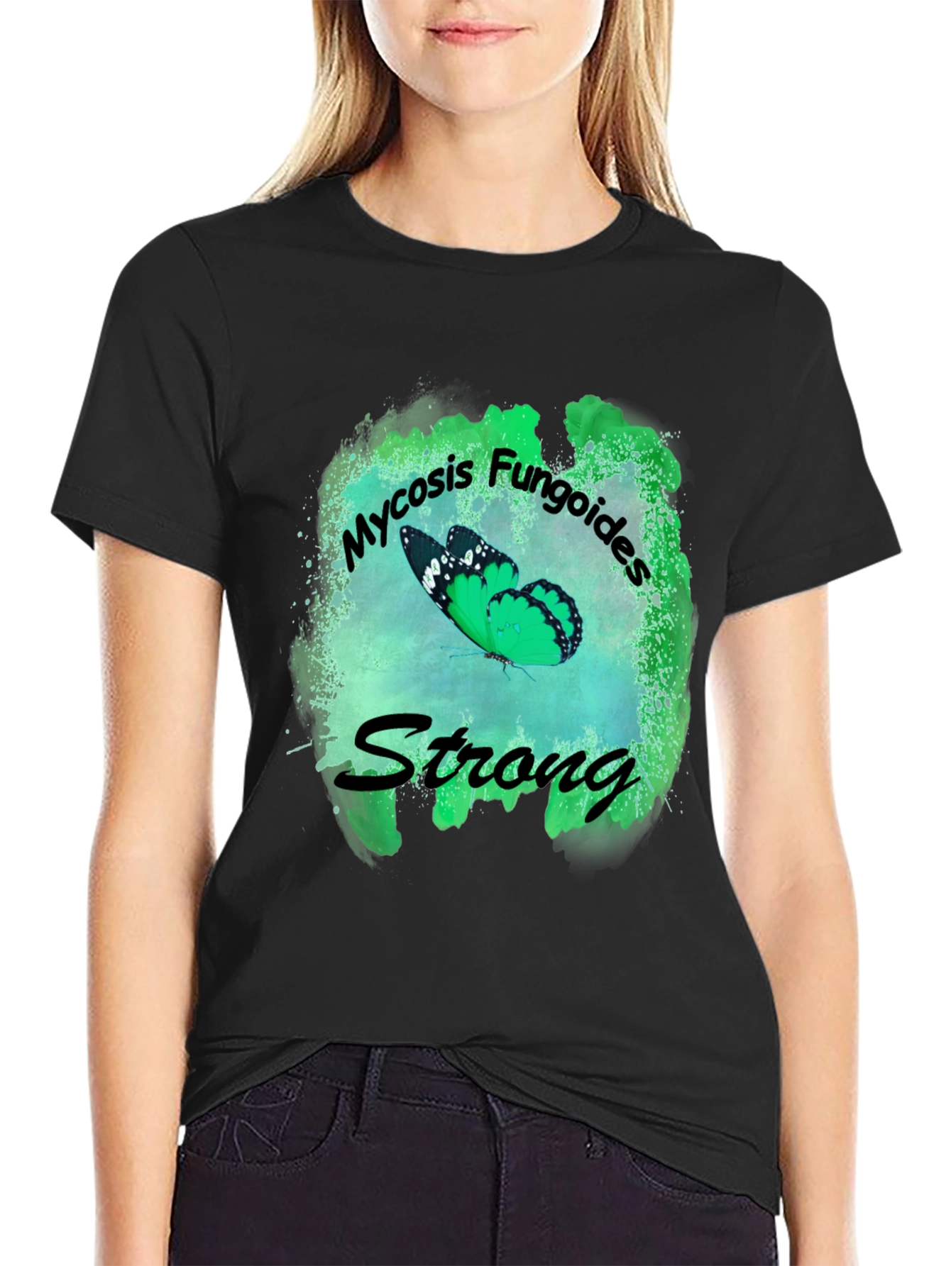 Mycosis Fungoides Strong Butterfly T-Shirt