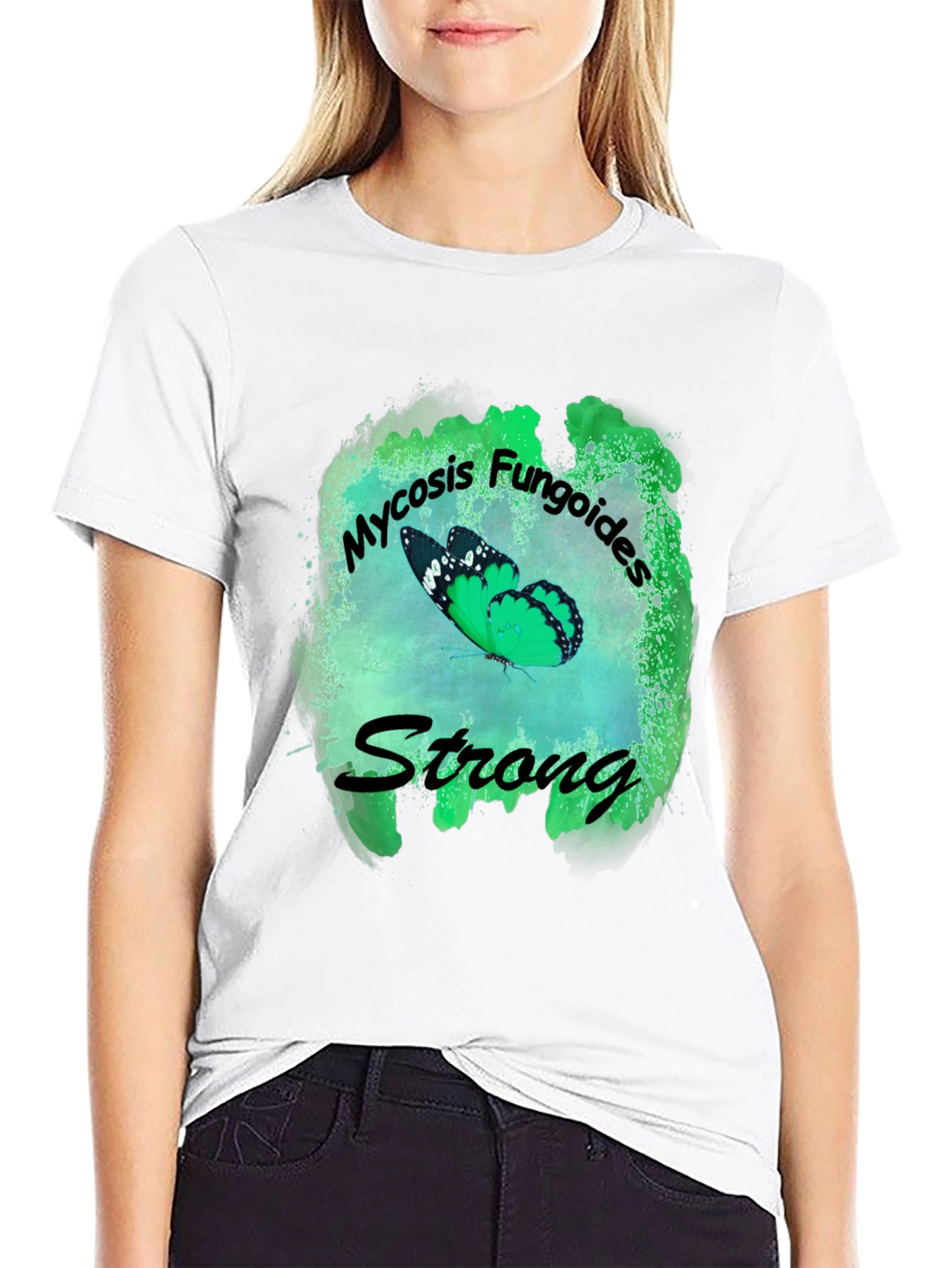 Mycosis Fungoides Strong Butterfly T-Shirt