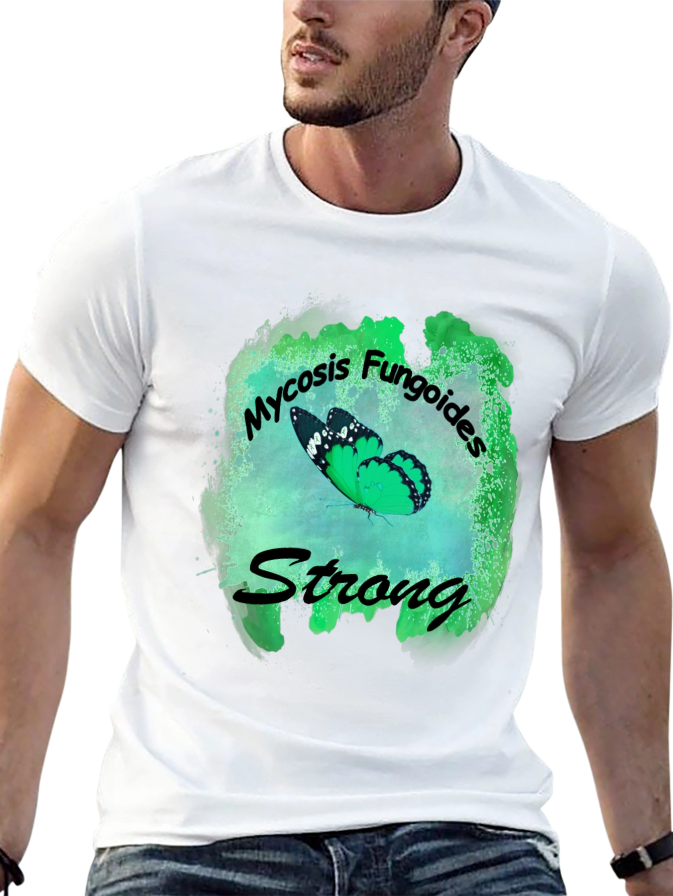 Mycosis Fungoides Strong Butterfly T-Shirt
