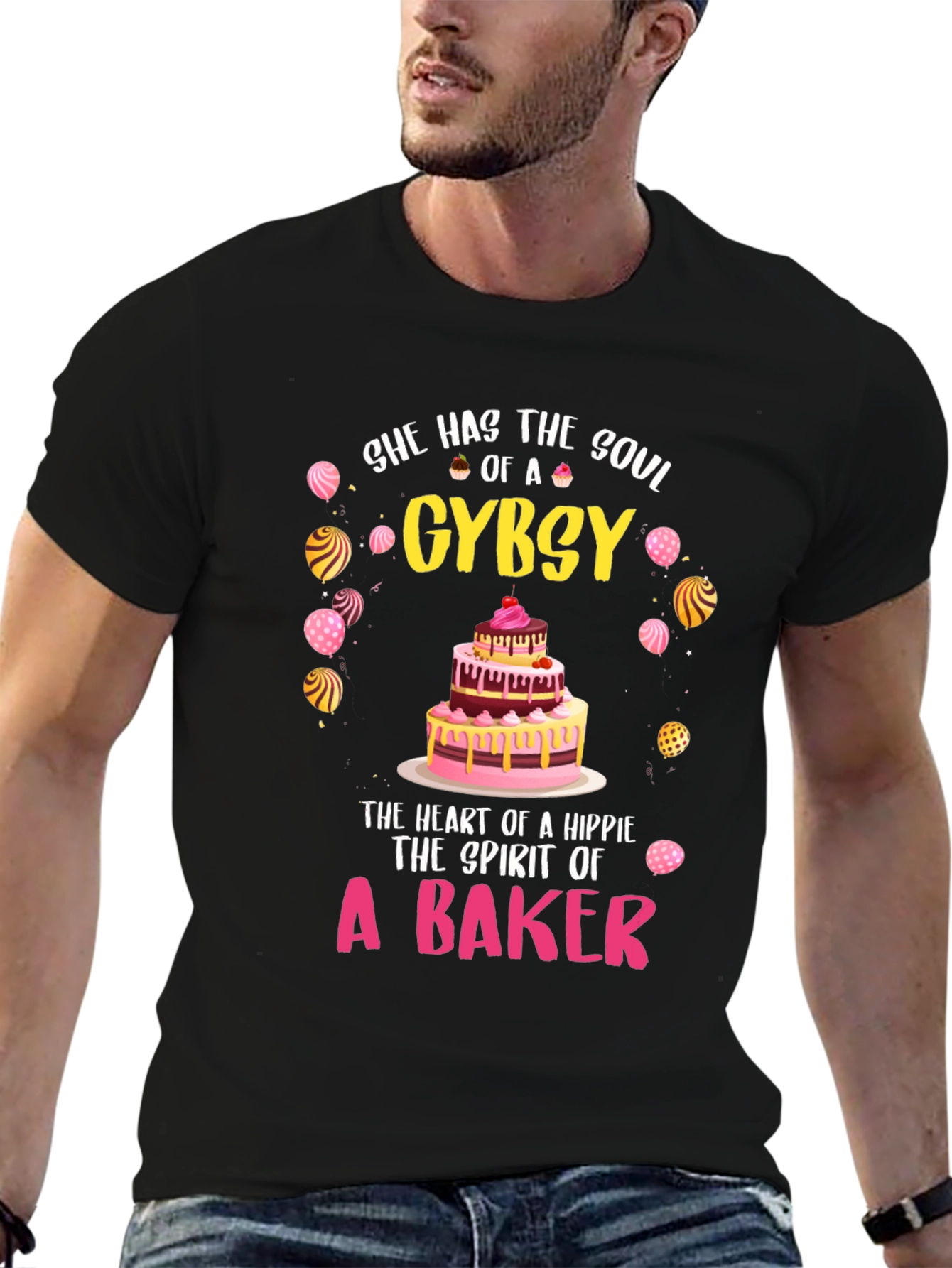 She Has the Soul of a Gypsy Baker T-Shirt