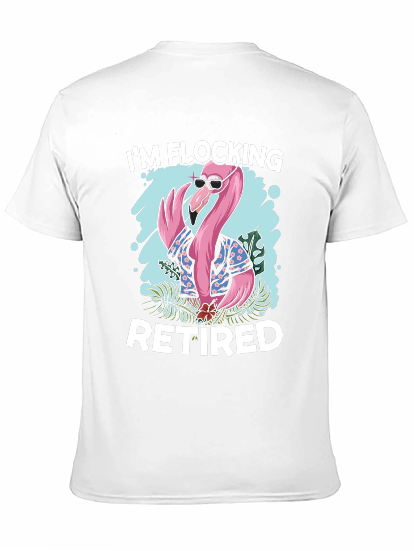 Im Flocking Retired T-Shirt - Flamingo Graphic Tee