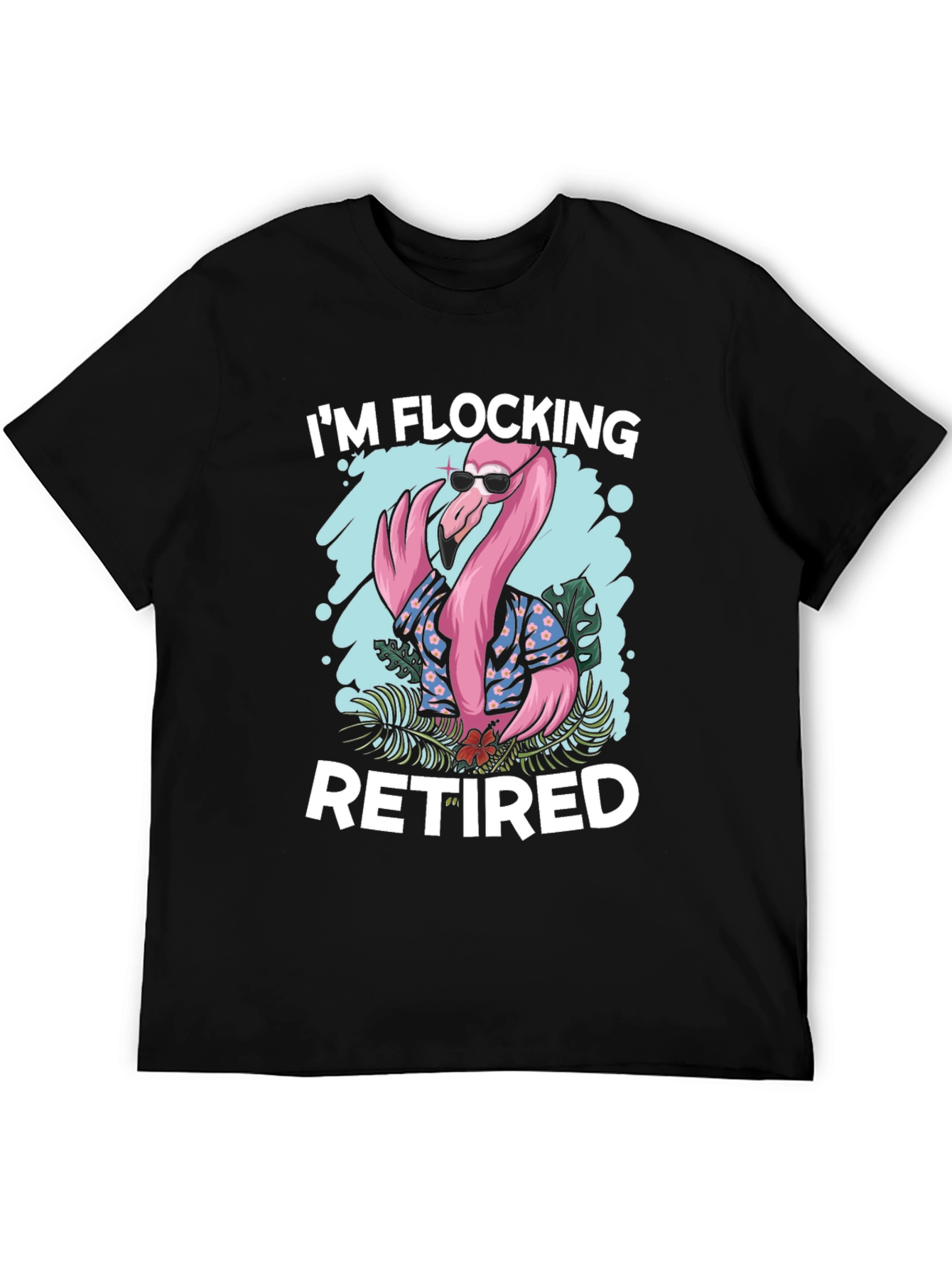 Im Flocking Retired T-Shirt - Flamingo Graphic Tee
