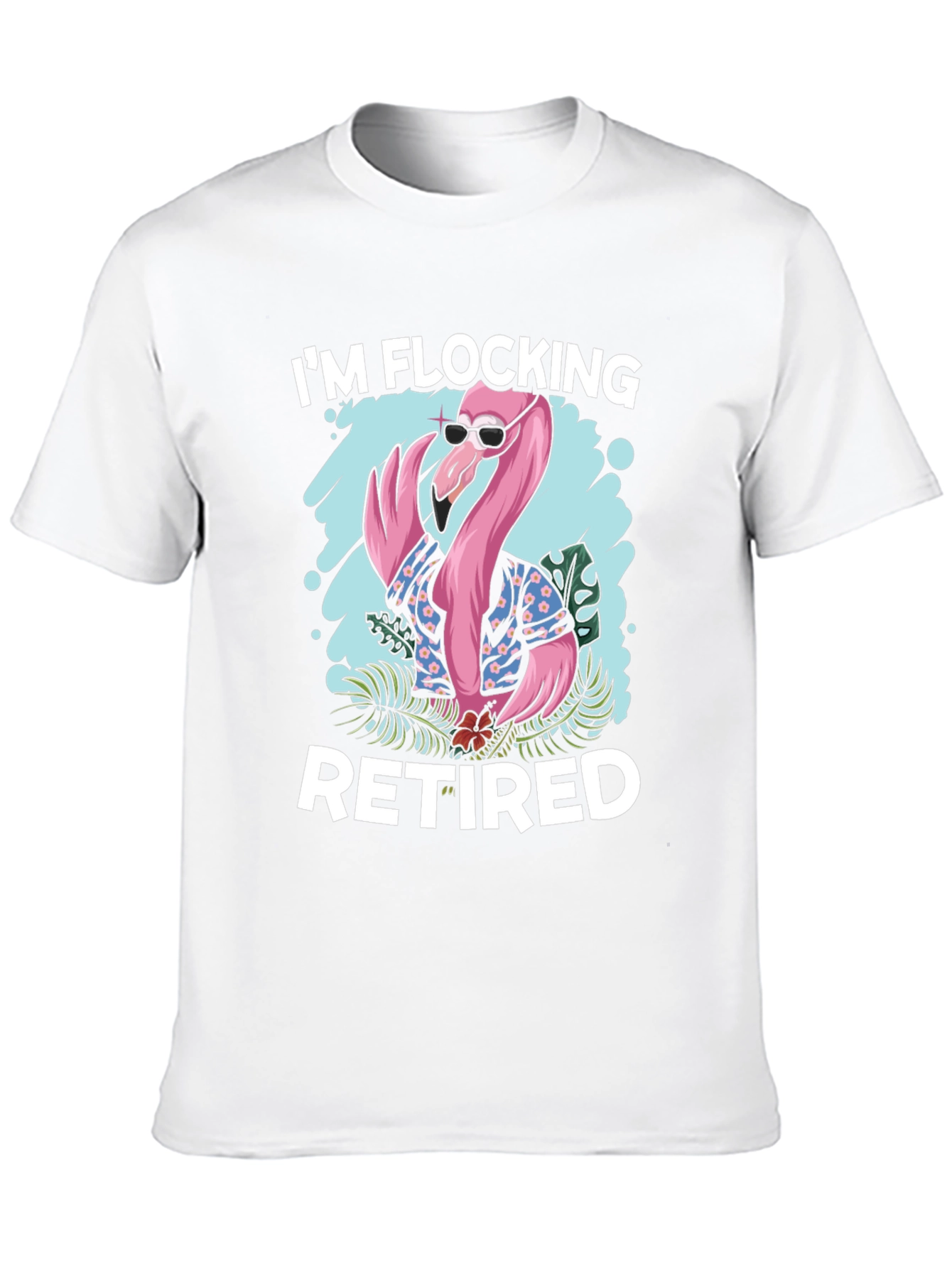Im Flocking Retired T-Shirt - Flamingo Graphic Tee