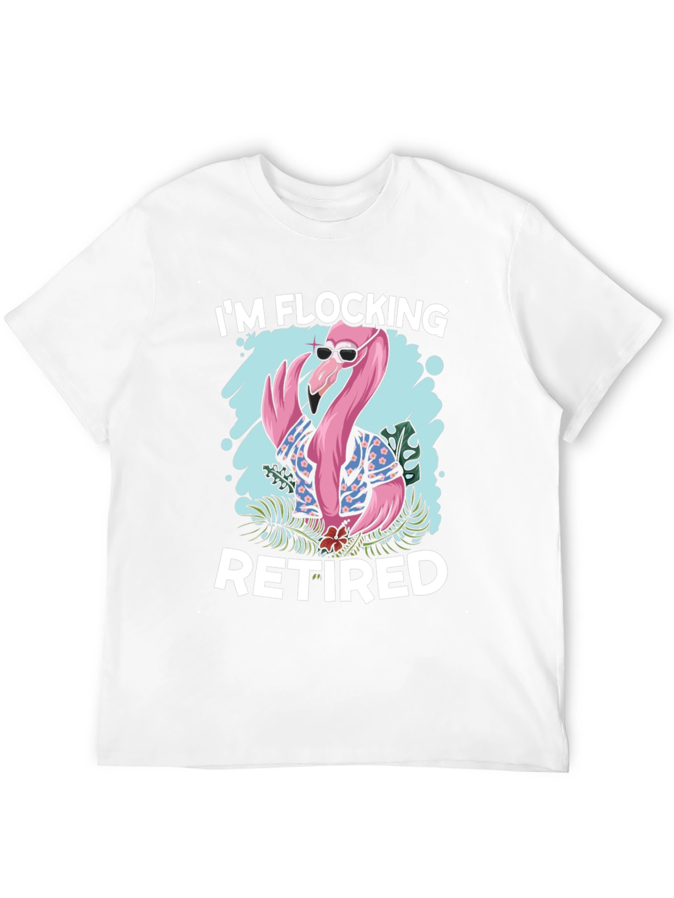 Im Flocking Retired T-Shirt - Flamingo Graphic Tee