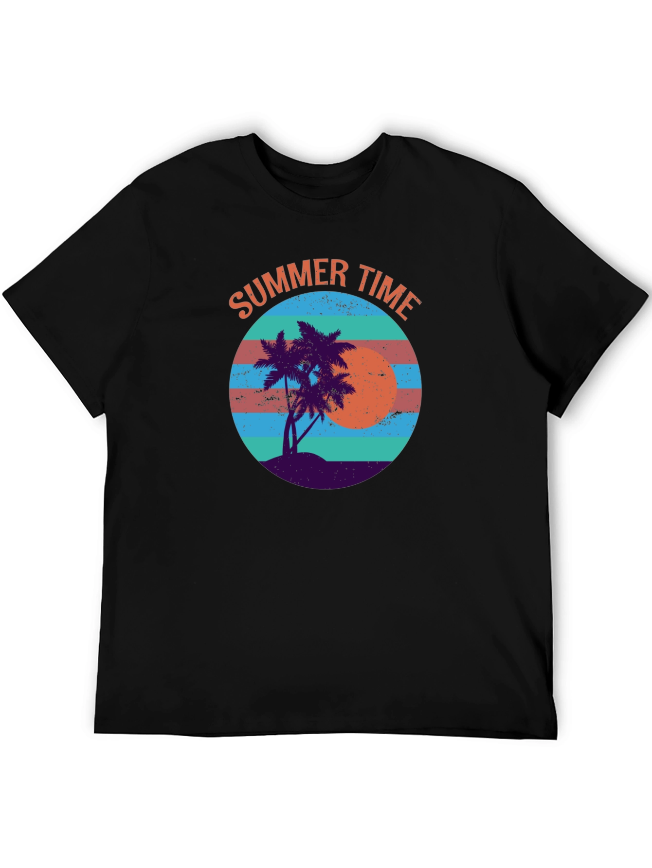 Summer Time Graphic Tee - Retro Beach Vibes