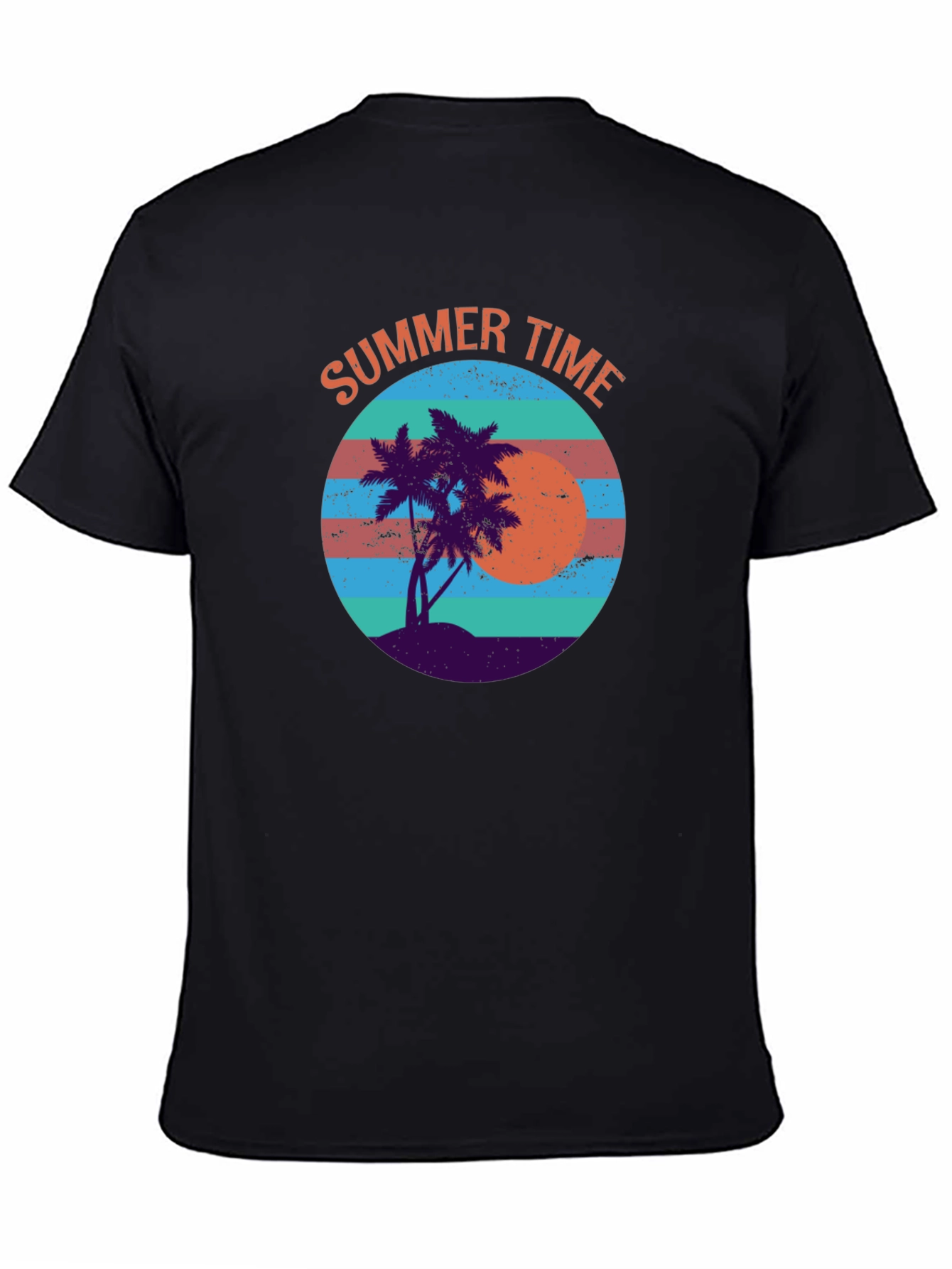 Summer Time Graphic Tee - Retro Beach Vibes