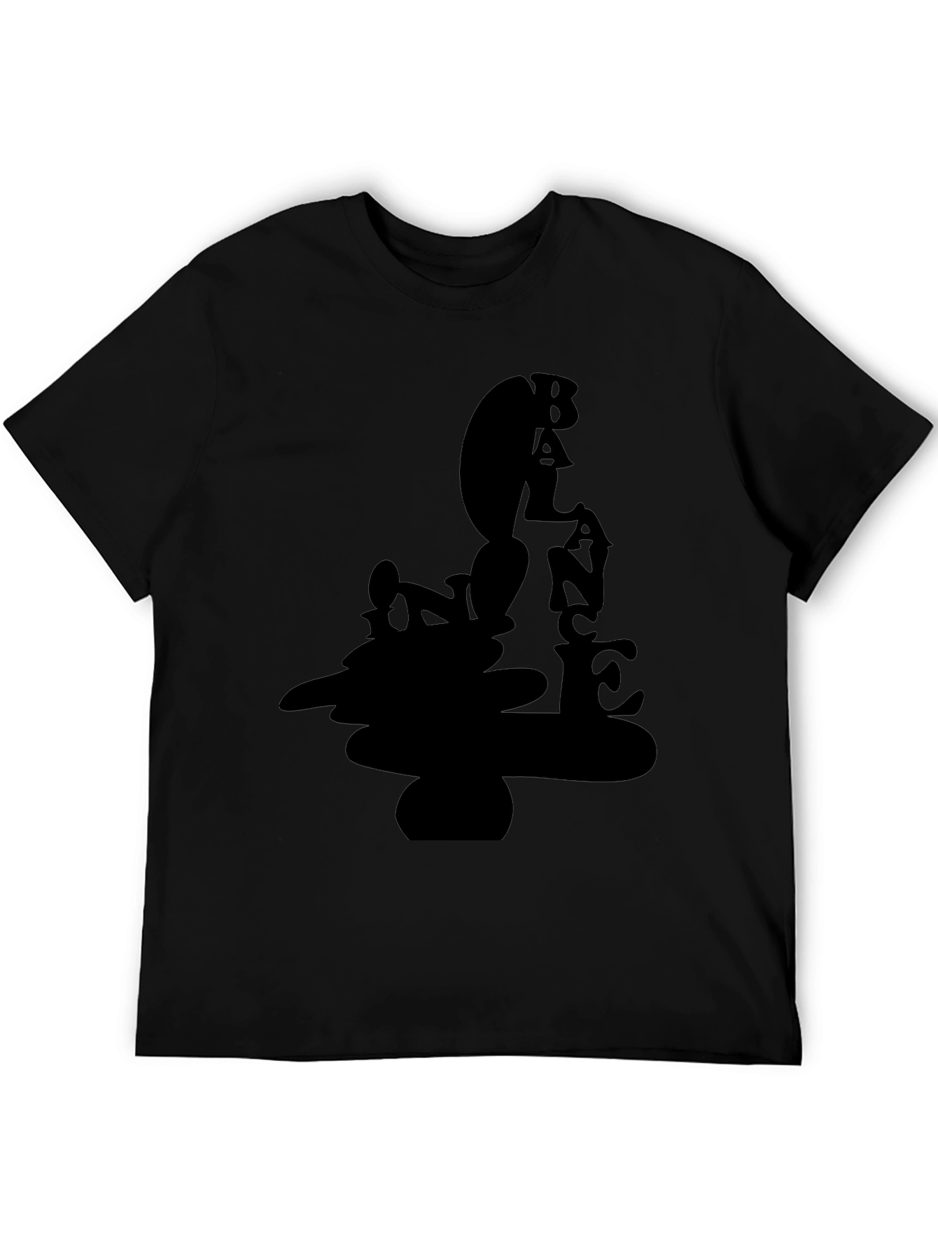Bold Graphic Black T-Shirt