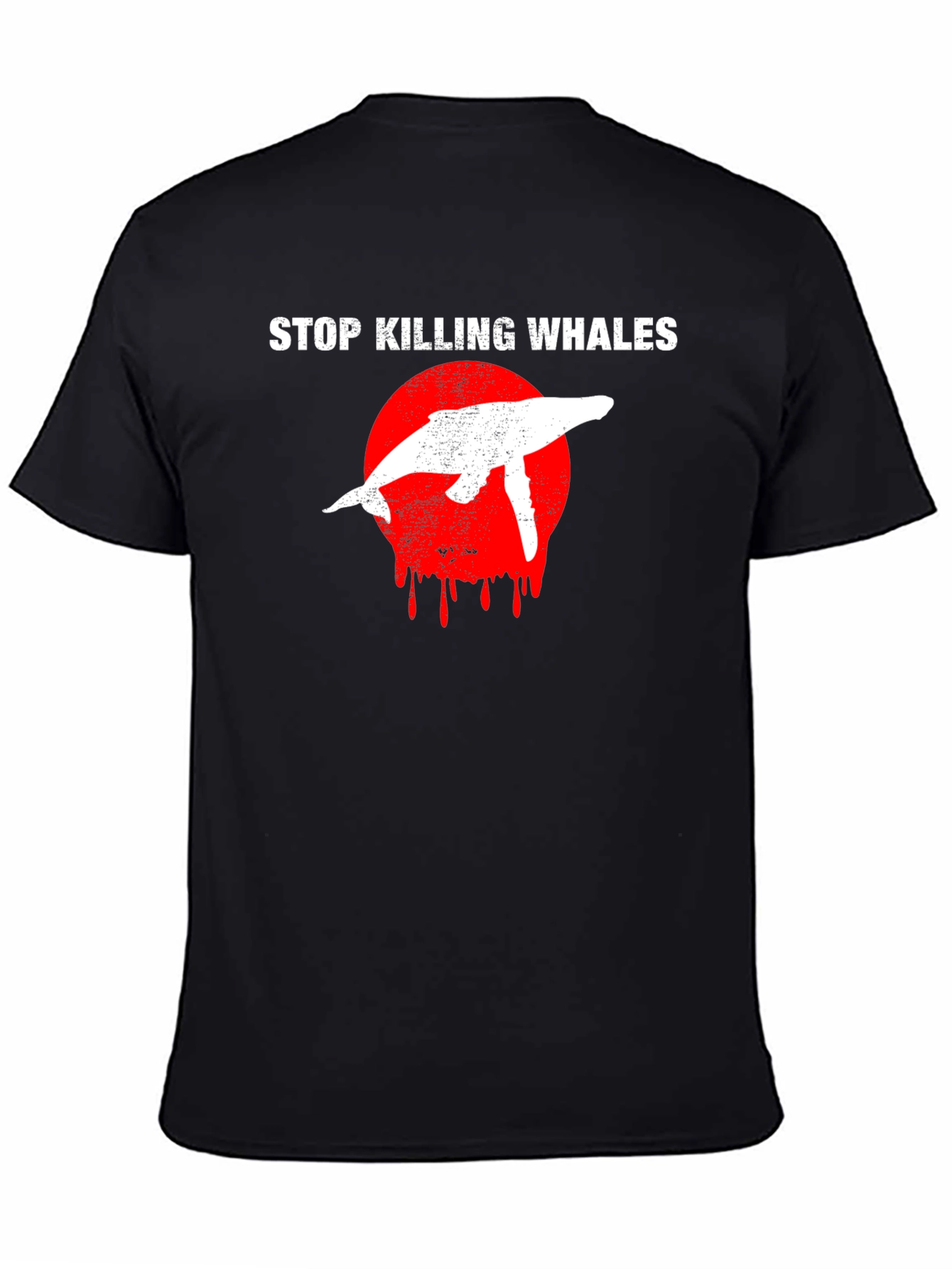 Stop Killing Whales Graphic T-Shirt