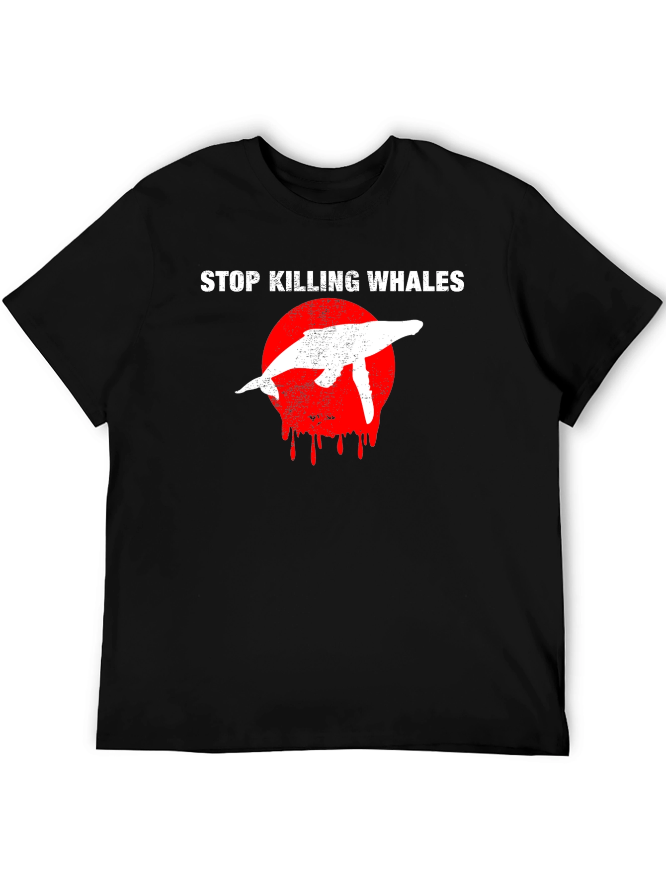 Stop Killing Whales Graphic T-Shirt