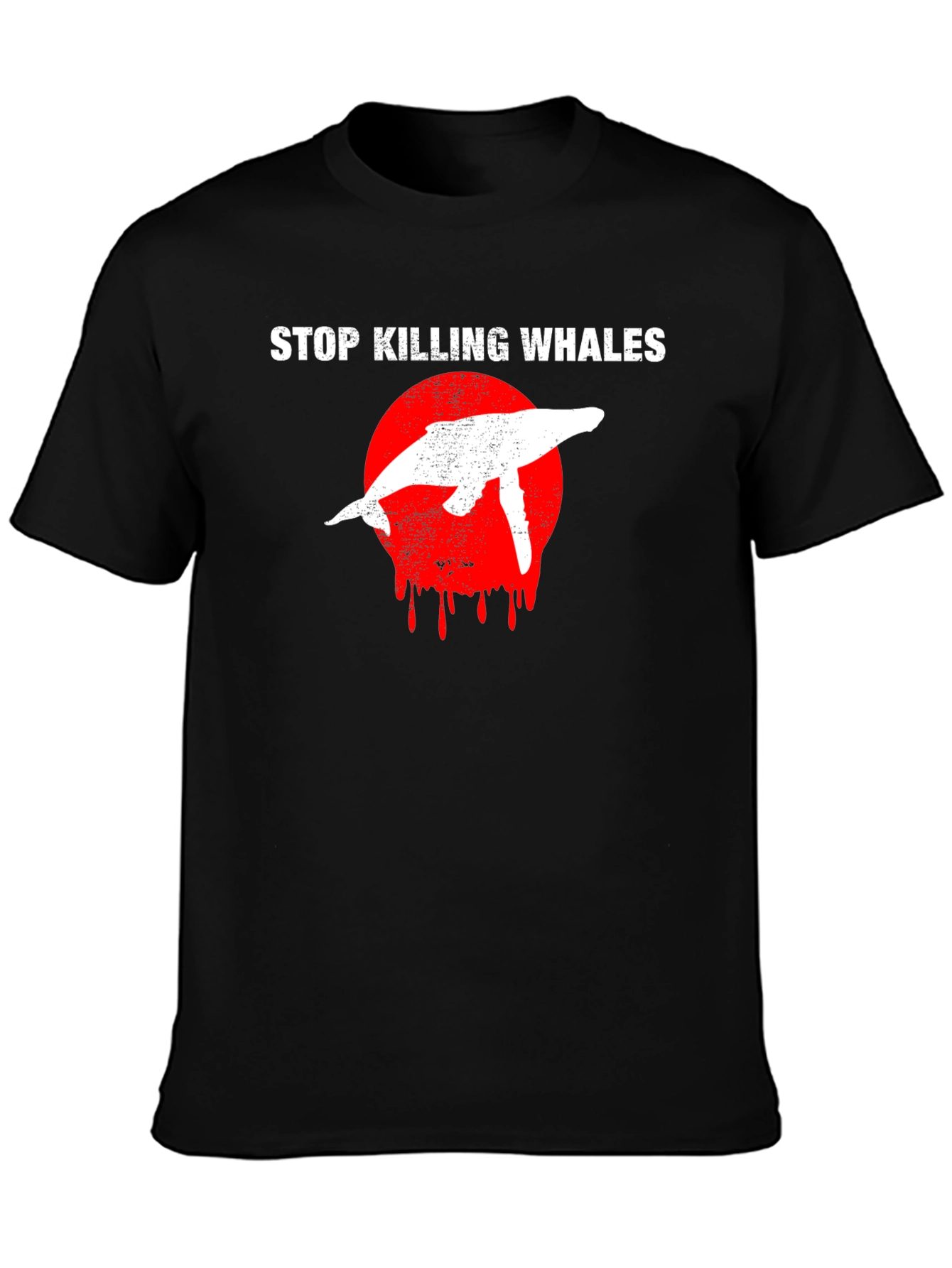 Stop Killing Whales Graphic T-Shirt