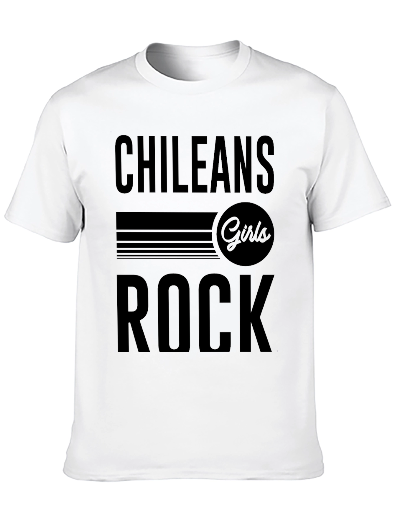 Chileans Girls Rock T-Shirt - Black Graphic Tee