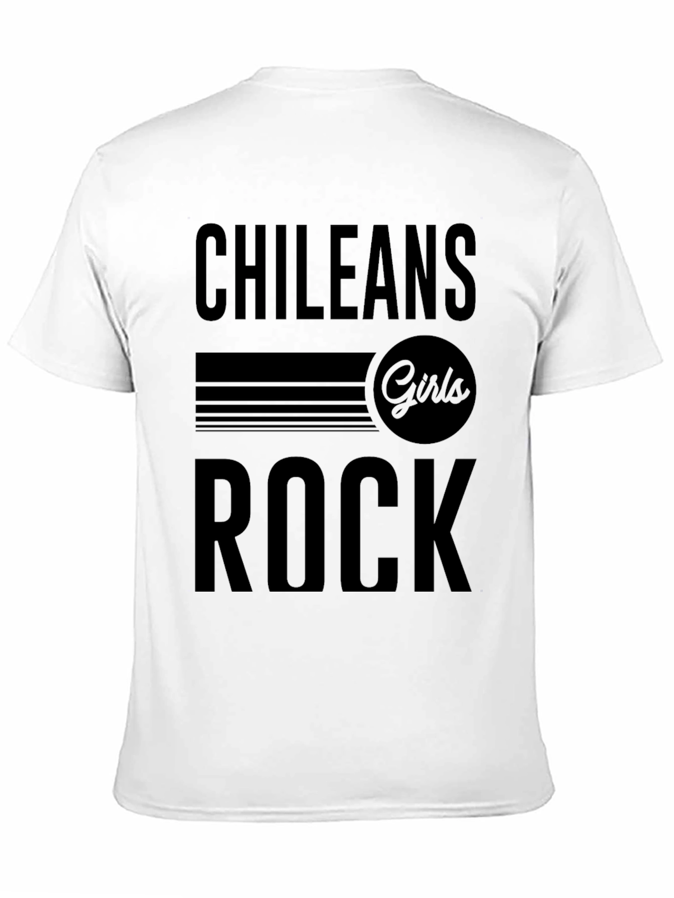 Chileans Girls Rock T-Shirt - Black Graphic Tee